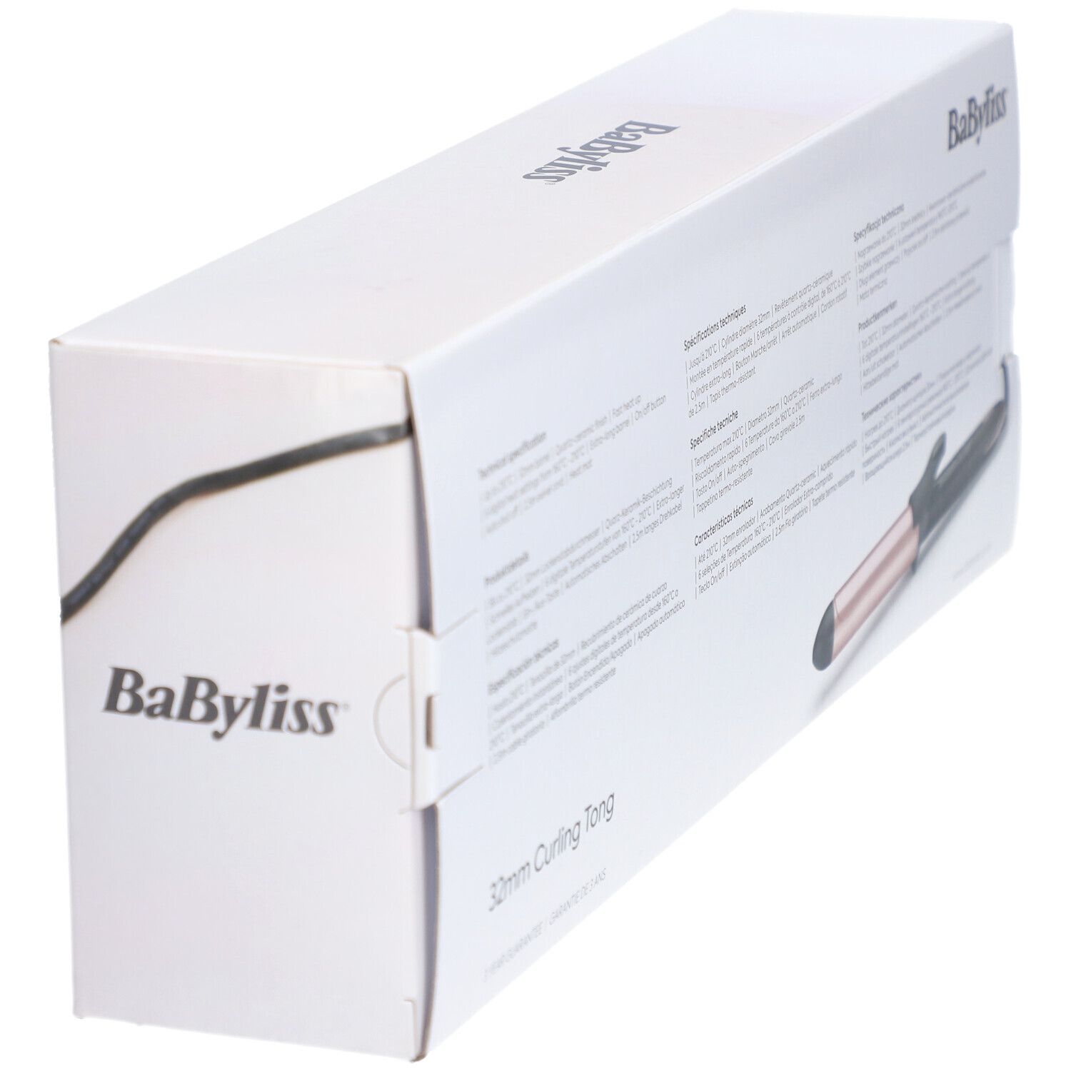 BABYLISS Lockenstab Rose Quartz 32mm