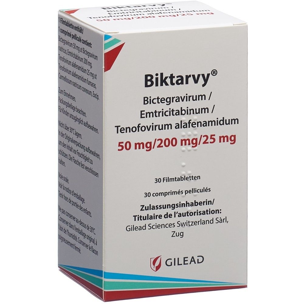 BIKTARVY Filmtabl 50/200/25mg SDO