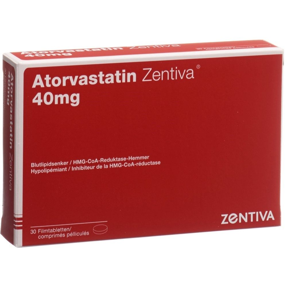 ATORVASTATIN Zentiva Filmtabl 40 mg SDO