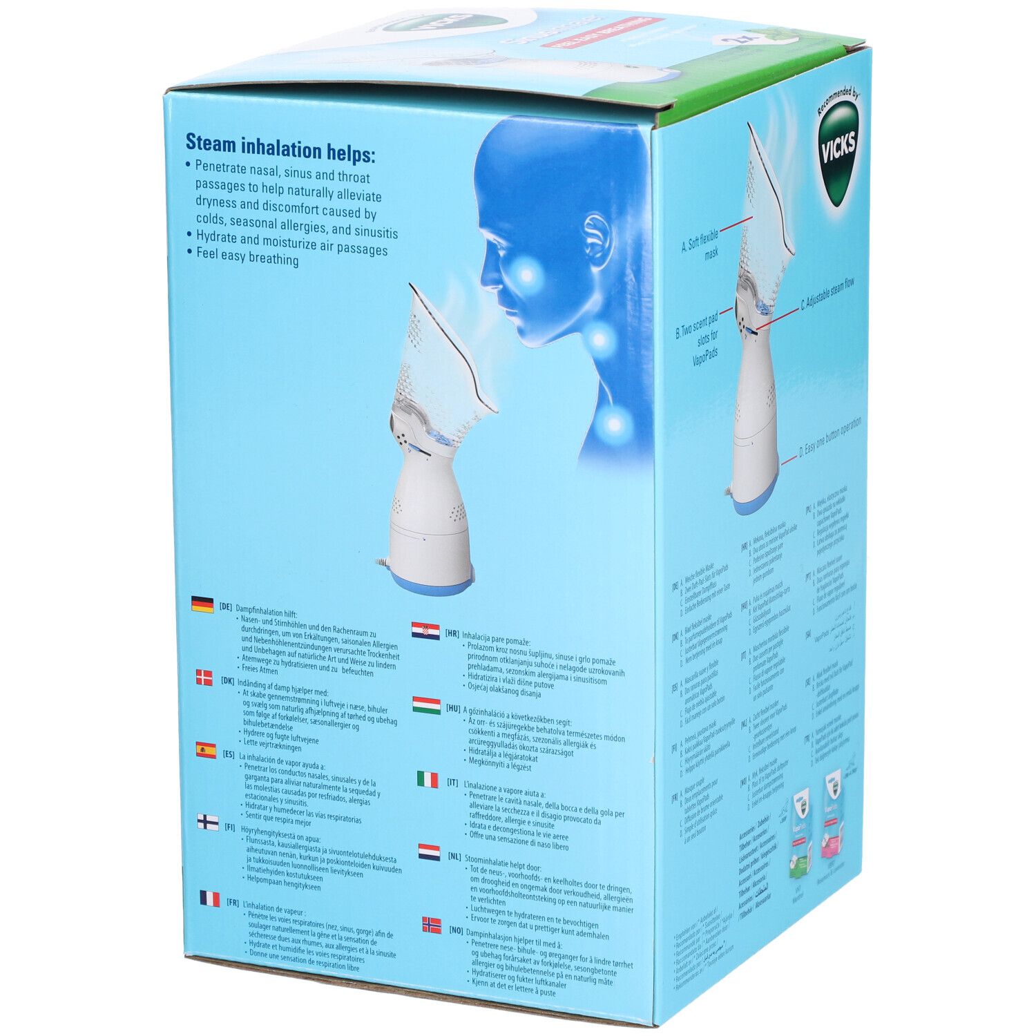 Vicks Sinus Inhalateur électrique VH200E4