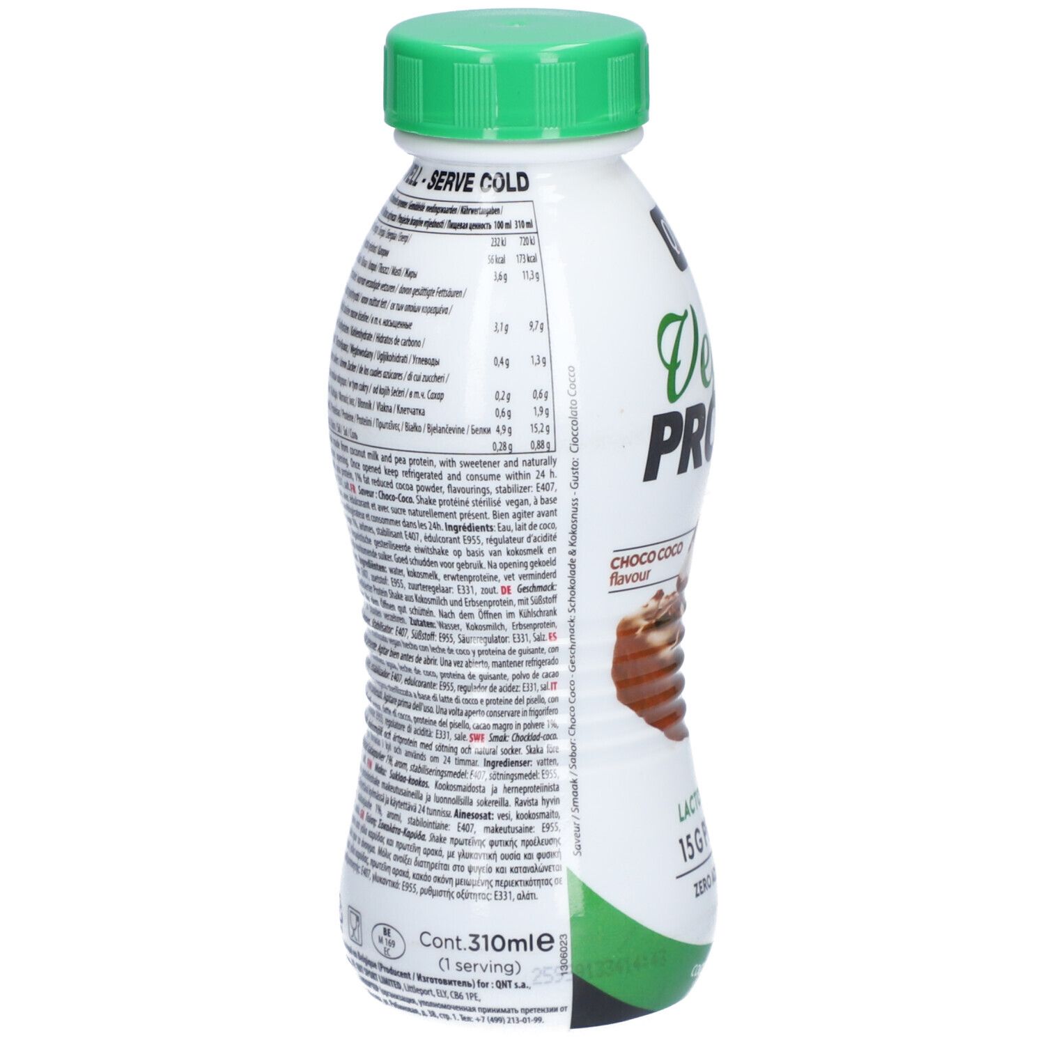 QNT Veganer Protein-Shake Schoko-Kakao
