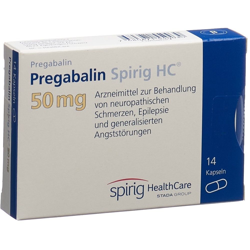 PREGABALIN Spirig HC Kaps 50 mg SDO