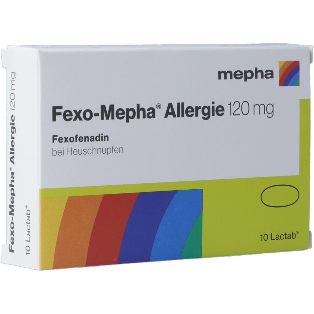 FEXO Mepha Allergie Lactab 120 mg 10 Stk