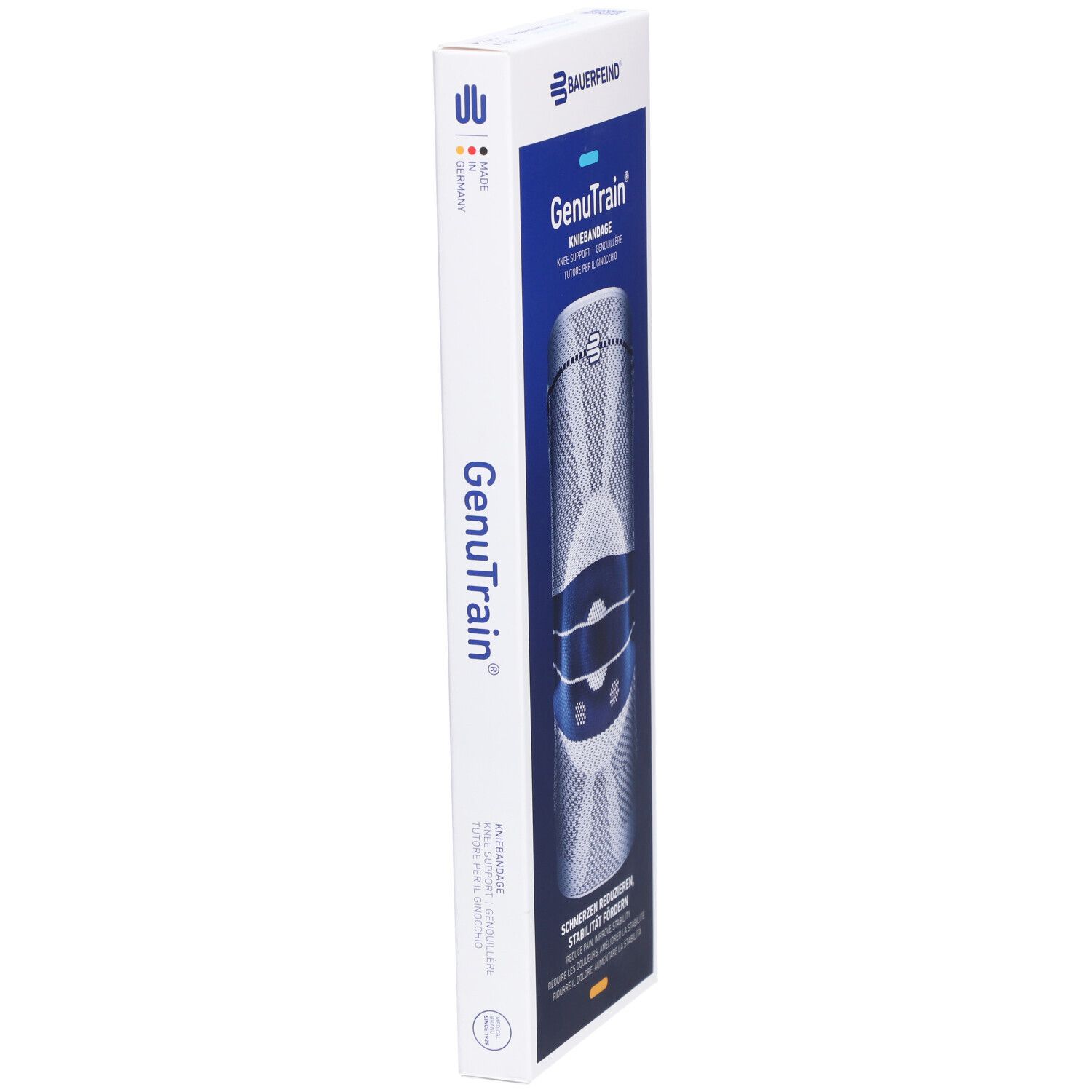 BAUERFEIND® GenuTrain Aktiv-, Patella- und Bandkniebandage Gr. 2 Beige
