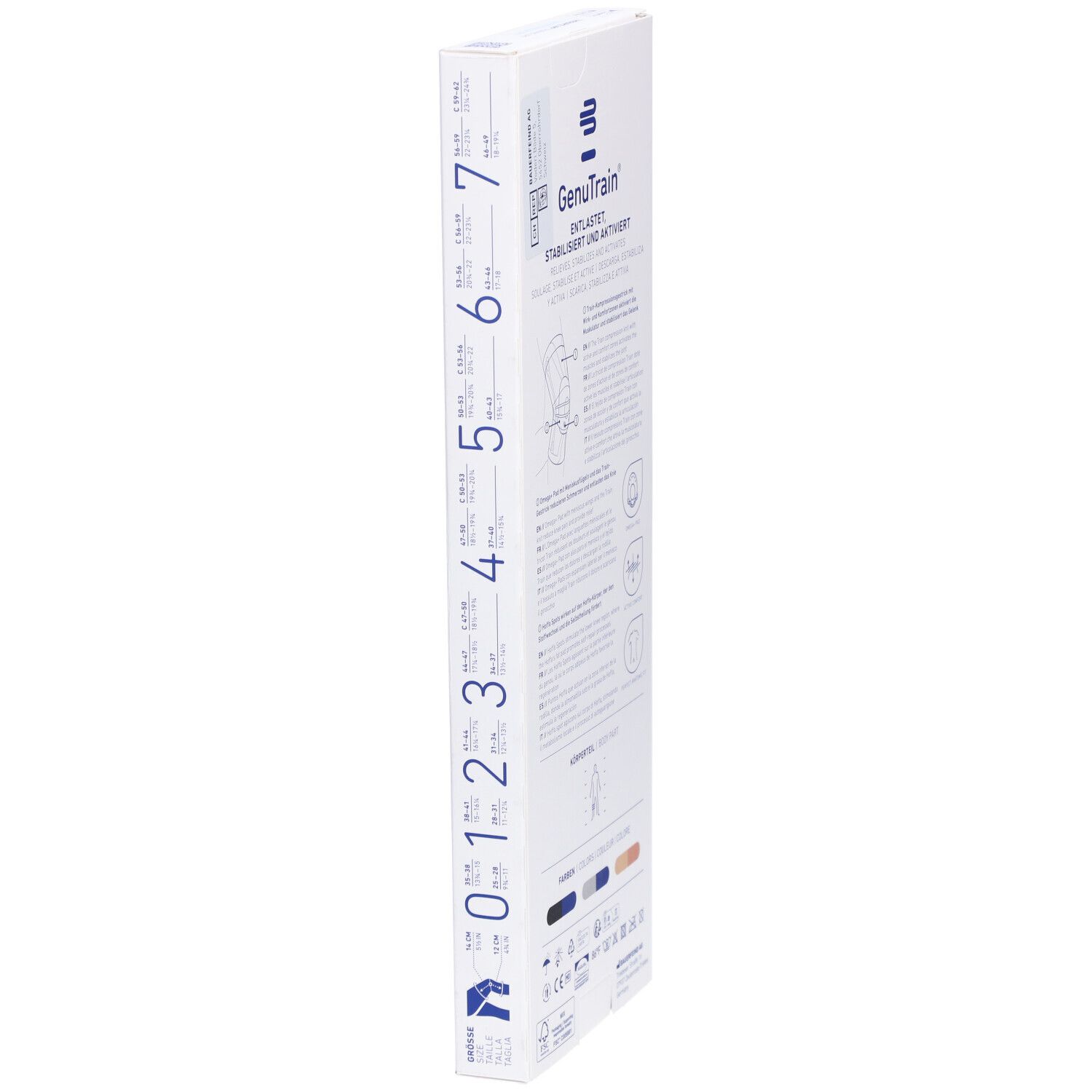 BAUERFEIND® GenuTrain Aktiv-, Patella- und Bandkniebandage Gr. 2 Beige