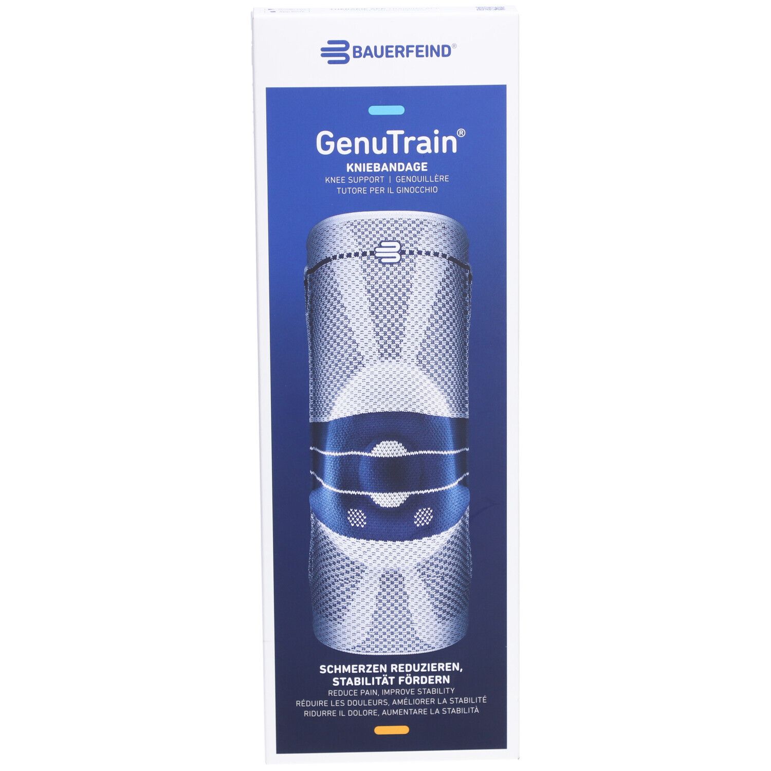 BAUERFEIND® GenuTrain Aktiv-, Patella- und Bandkniebandage Gr. 2 Beige