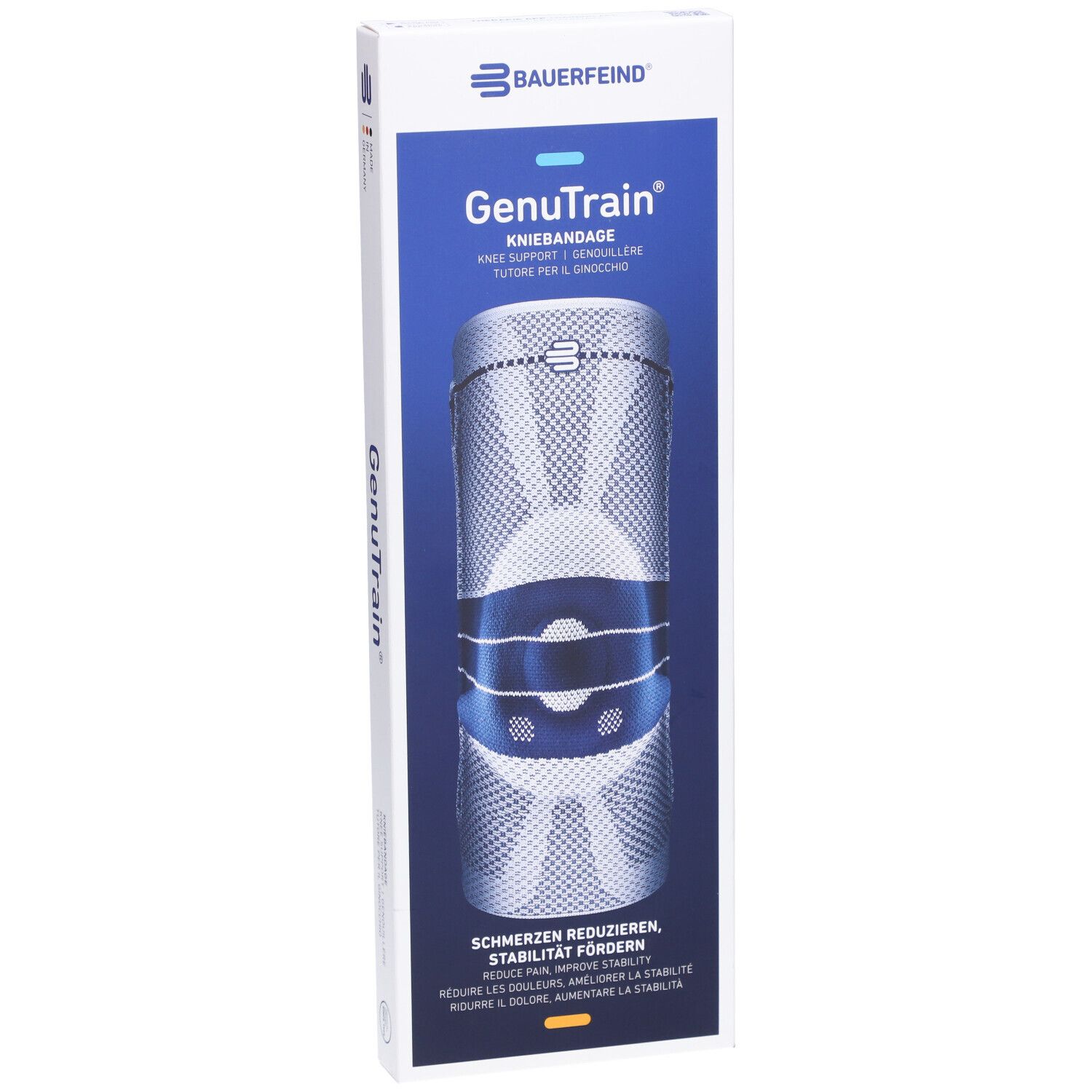 BAUERFEIND® GenuTrain Aktiv-, Patella- und Bandkniebandage Gr. 2 Beige