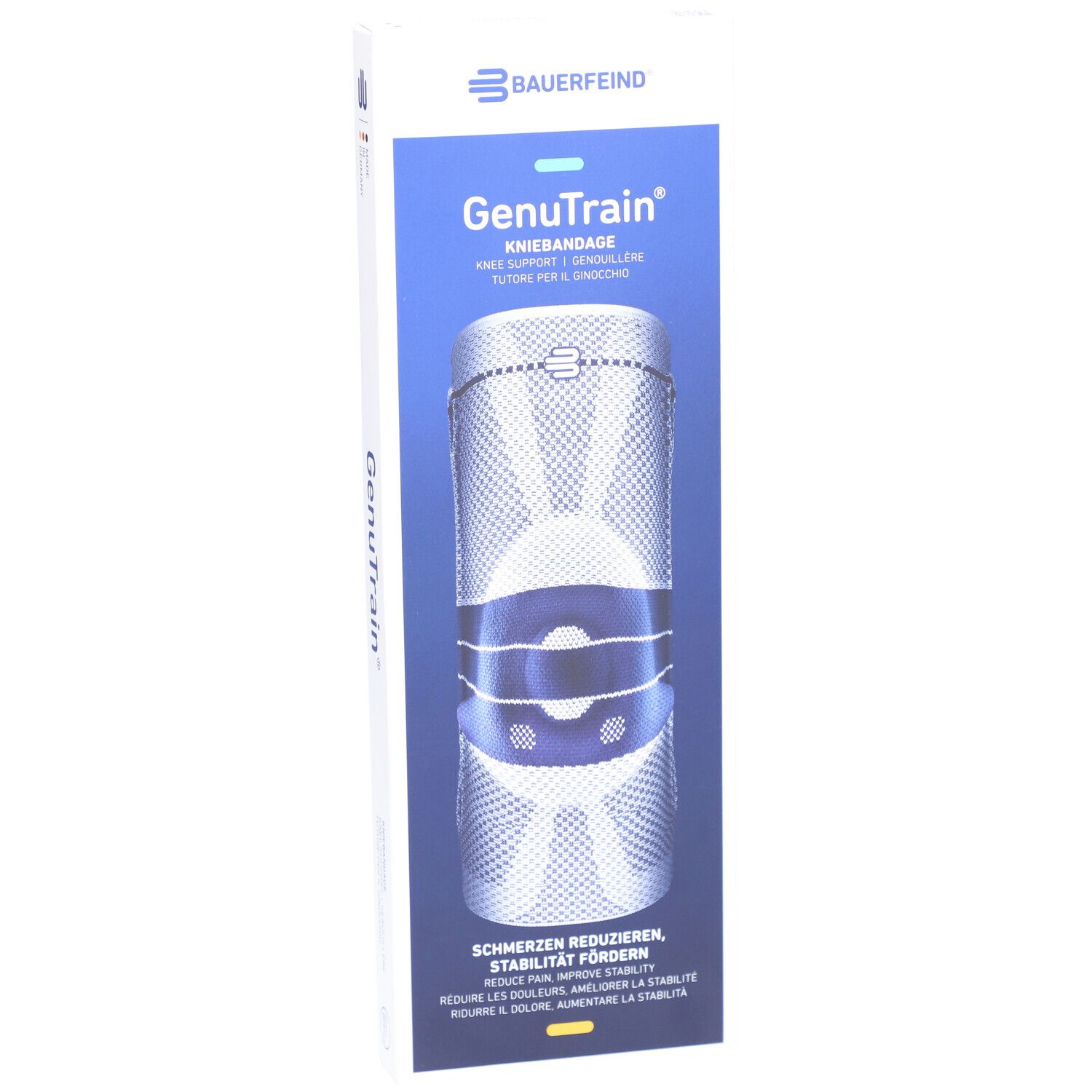BAUERFEIND® GenuTrain Genouillère active, rotulienne et ligamentaire Taille 5 Comfort titan