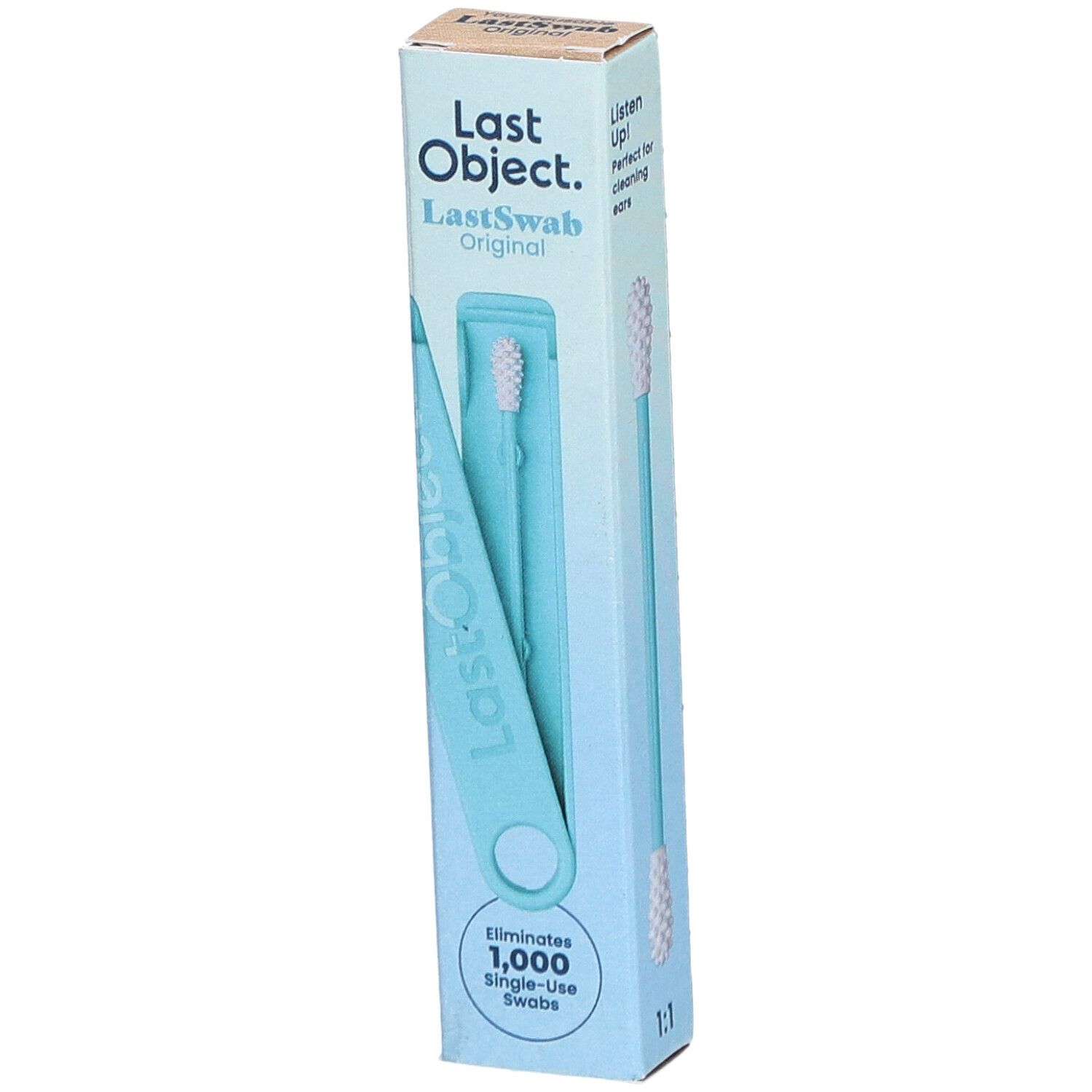 LASTSWAB Basic wiederverw Wattestäbchen türkis