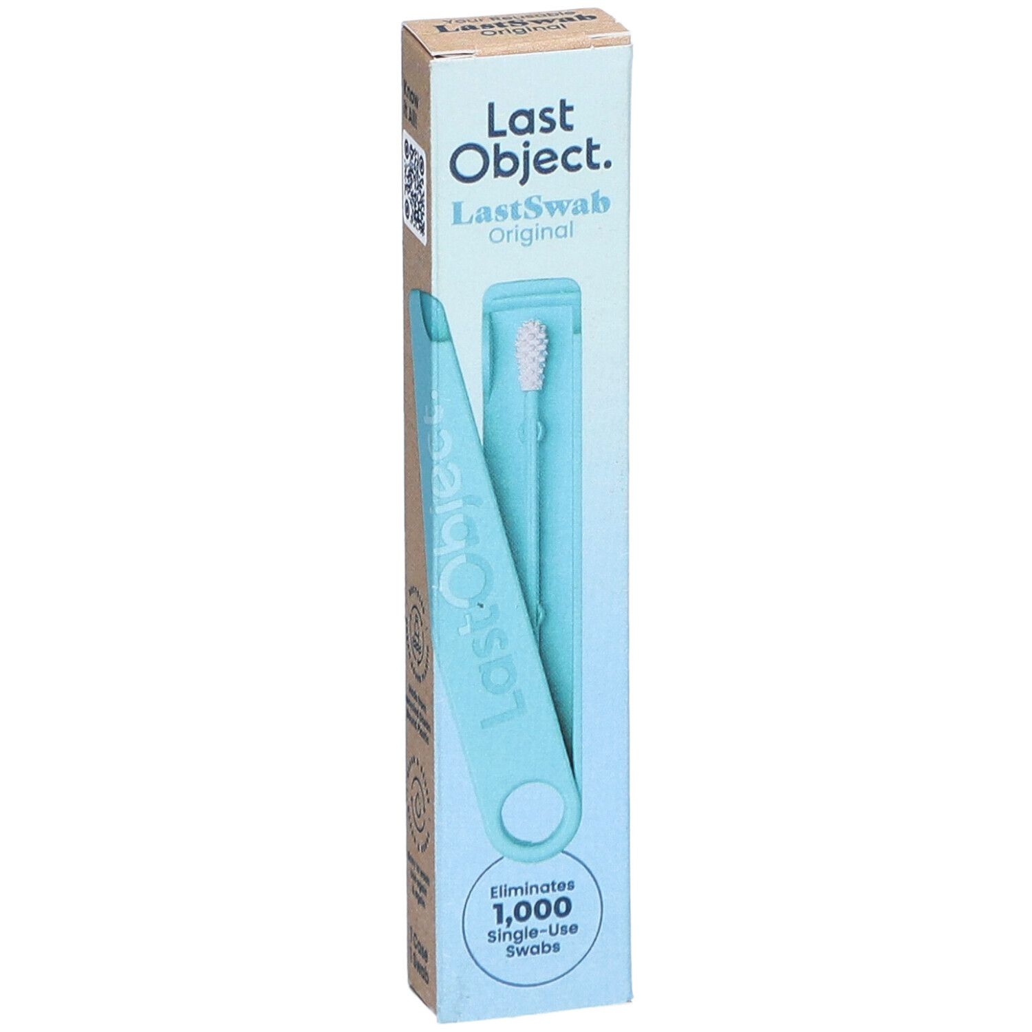LASTSWAB Basic wiederverw Wattestäbchen türkis