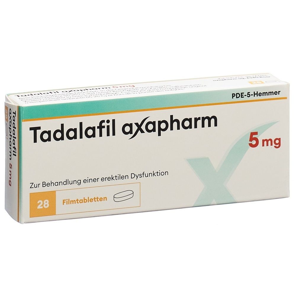 TADALAFIL axapharm Filmtabl 5 mg SDO