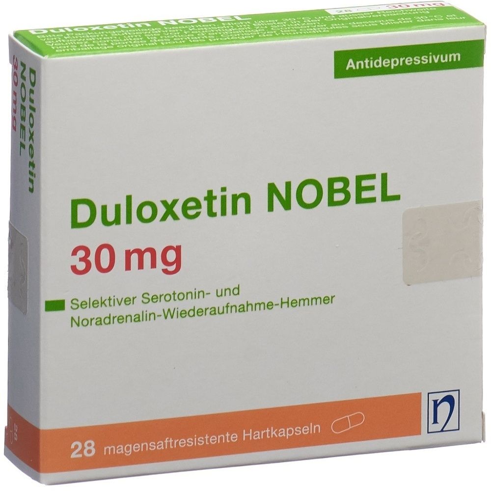 DULOXETIN NOBEL Kaps 30 mg SDO