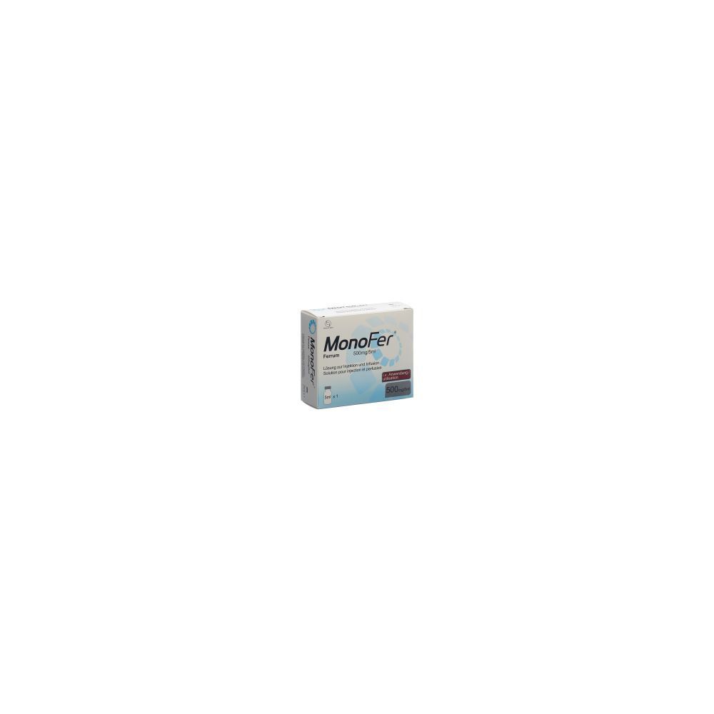 MONOFER Inj Inf Pröp 500 mg/5ml Durchstf 5 ml