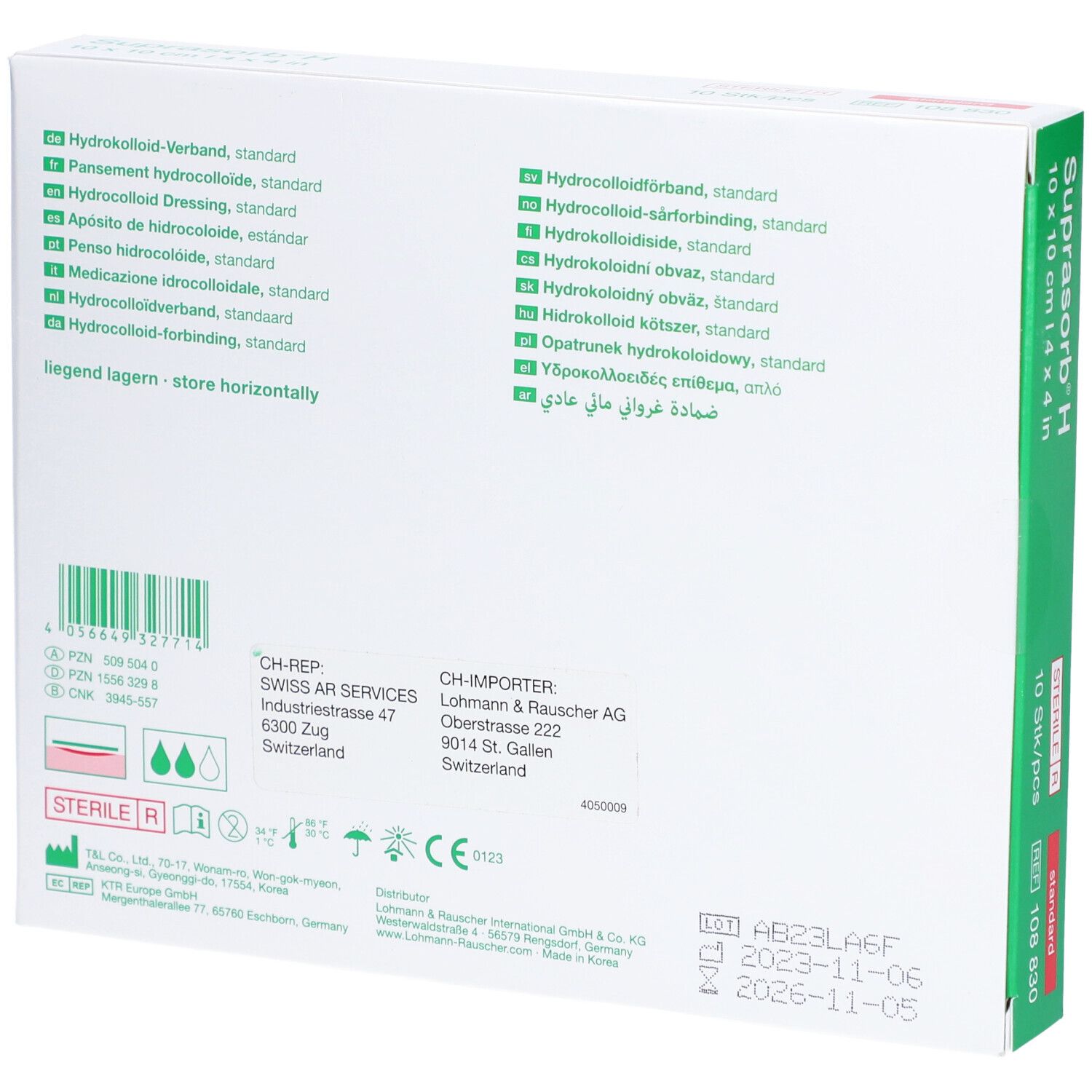SUPRASORB H Standard 10x10cm 10 Stk