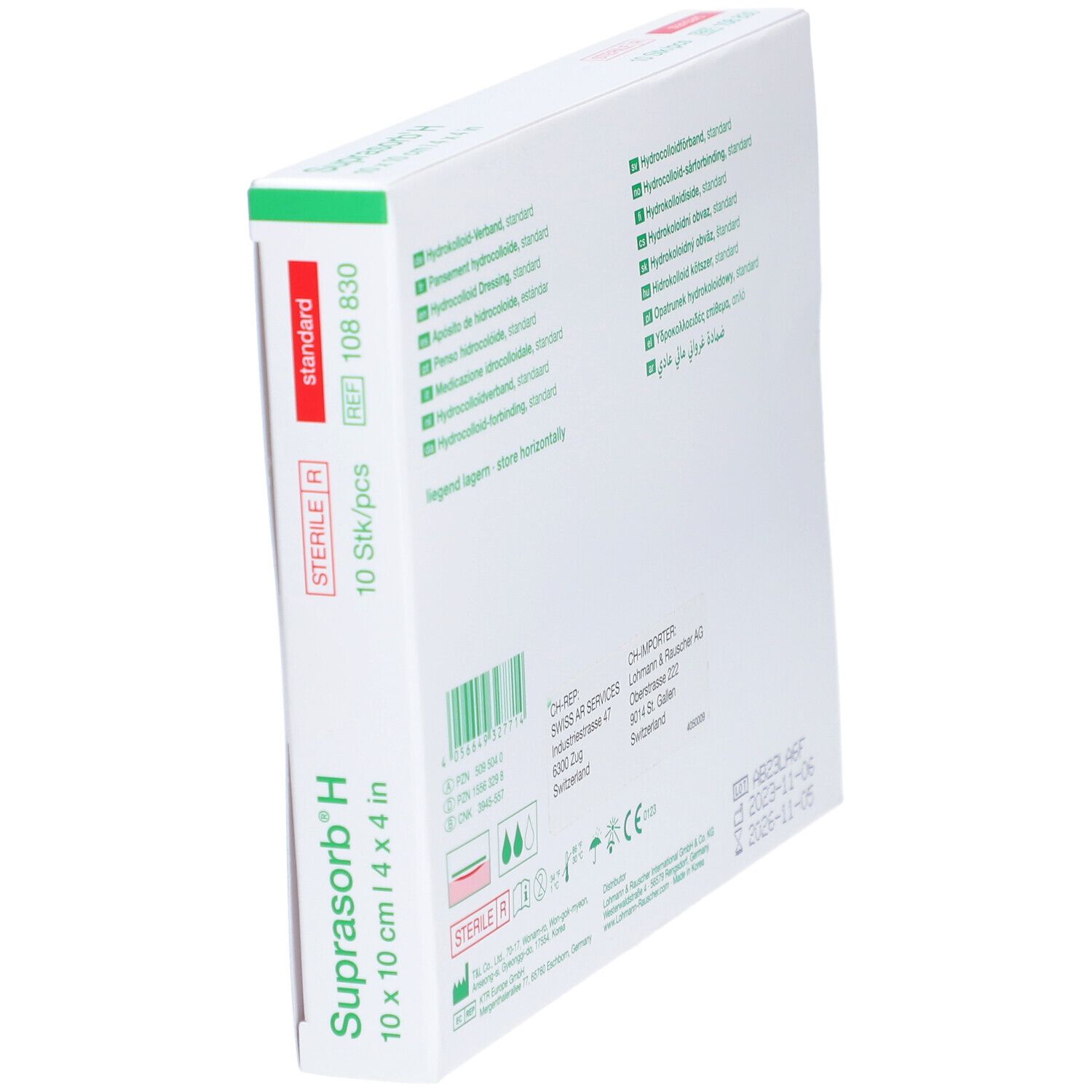 SUPRASORB H Standard 10x10cm 10 Stk