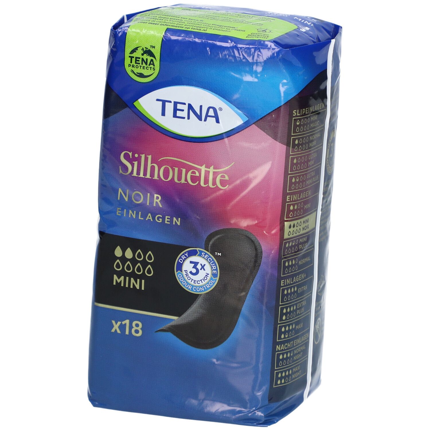 TENA Silhouette Mini Noir Inkontinenz Einlagen
