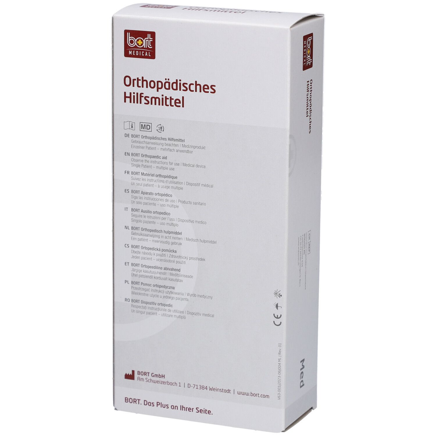 BORT DigiSoft®-Fingerorthese Gr2 +19cm grau