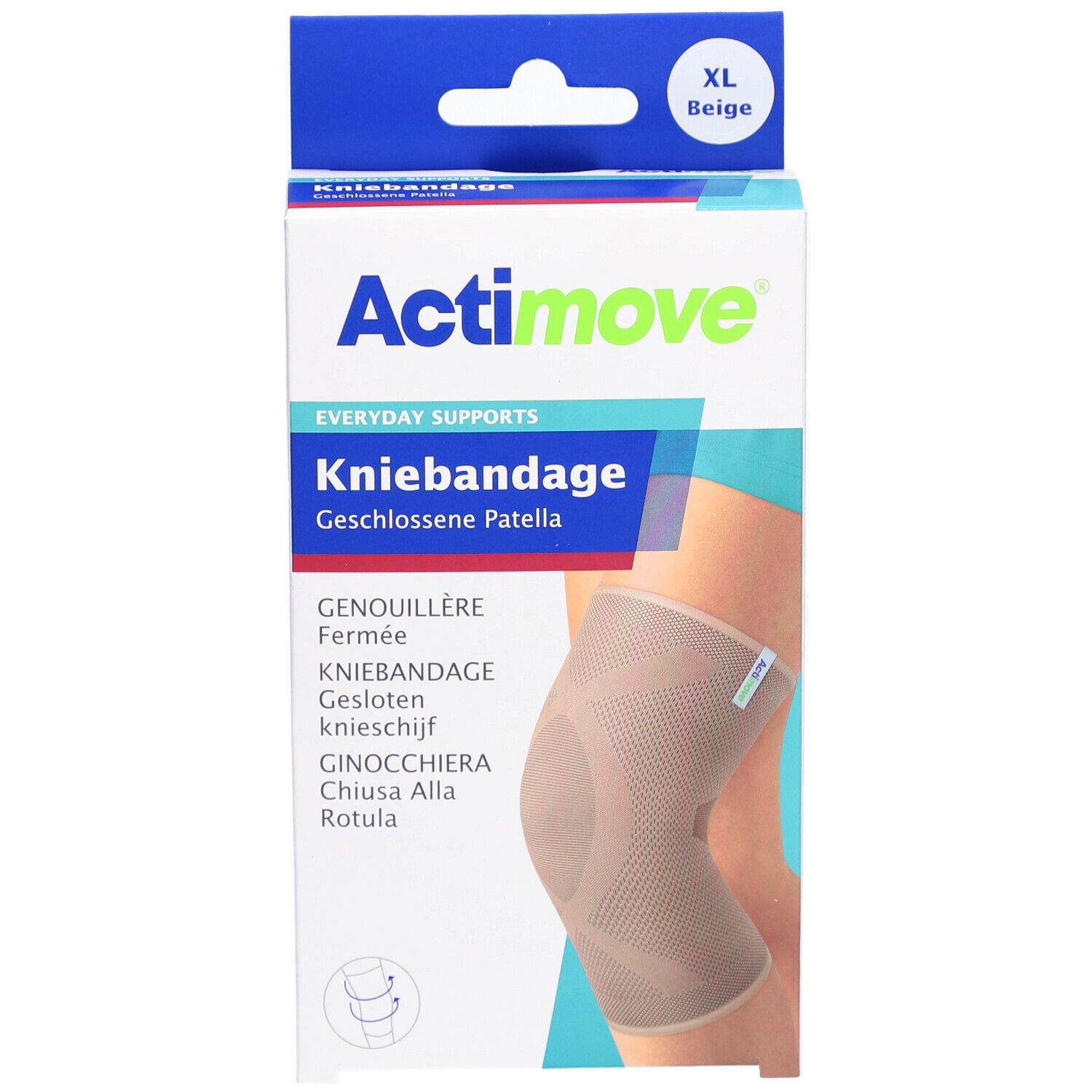 Actimove® Everyday Support Knieschoner, XL, geschlossenes Kugelgelenk