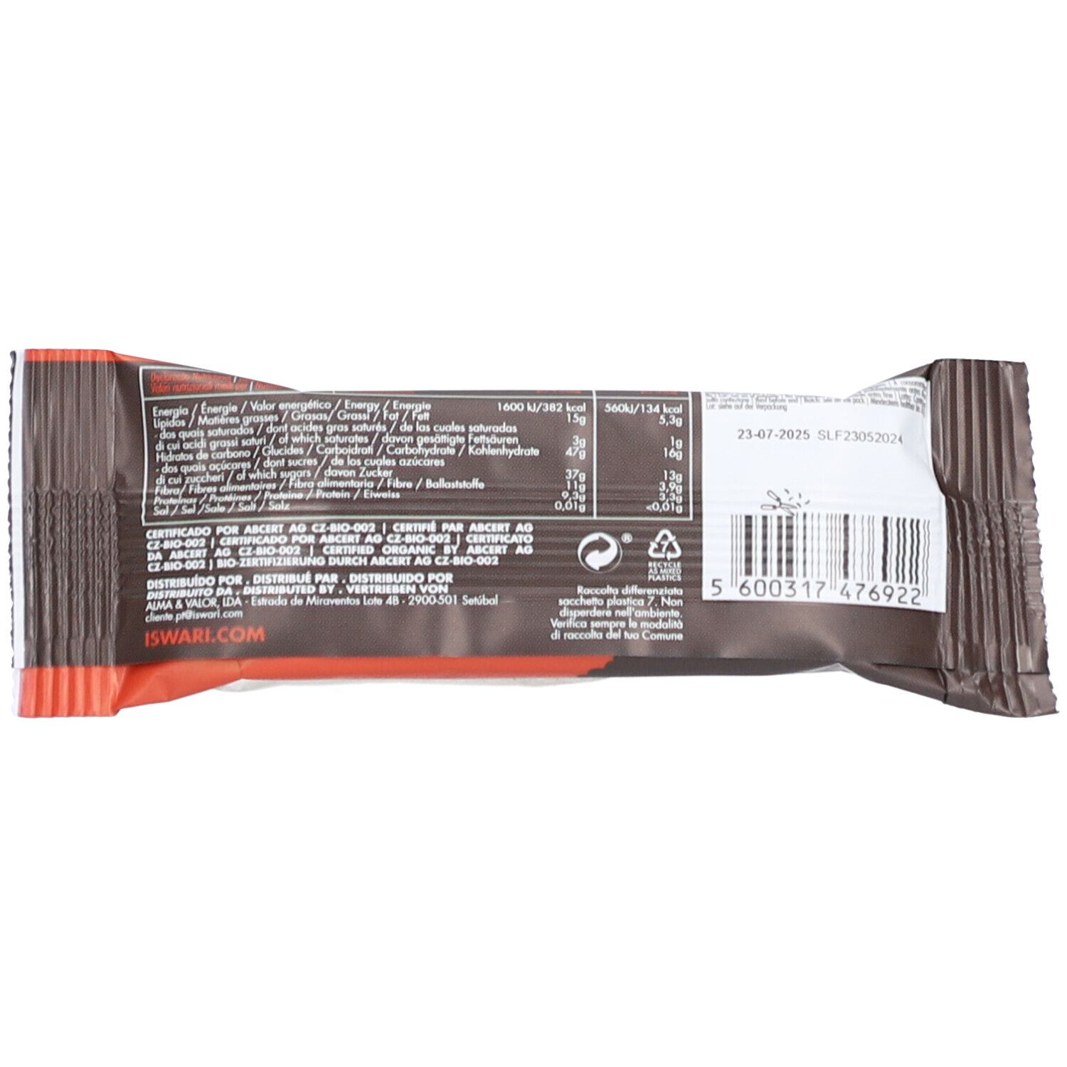 ISWARI Buddha Energieriegel Acai Kakao Guarana