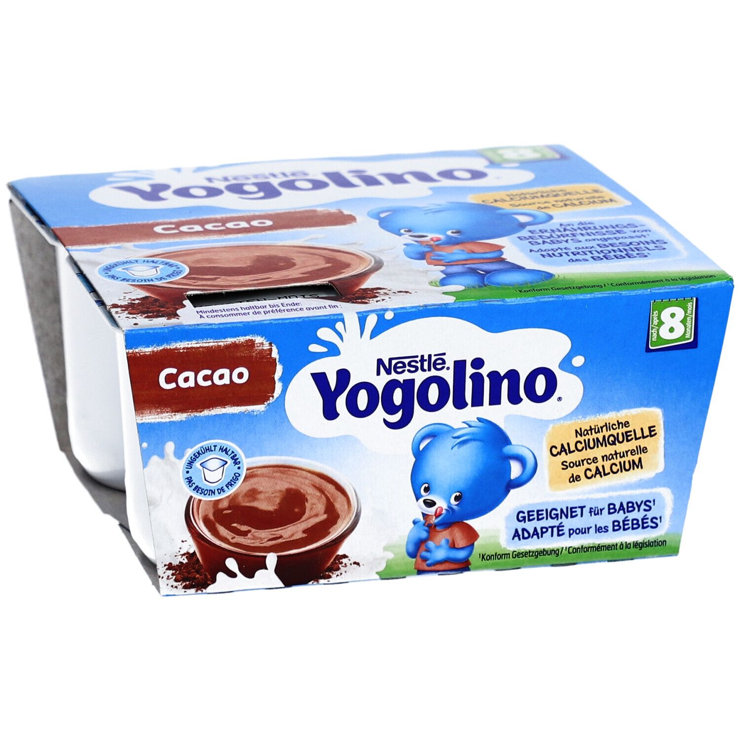 NESTLE Yogolino Cacao 8M 4 x 100 g