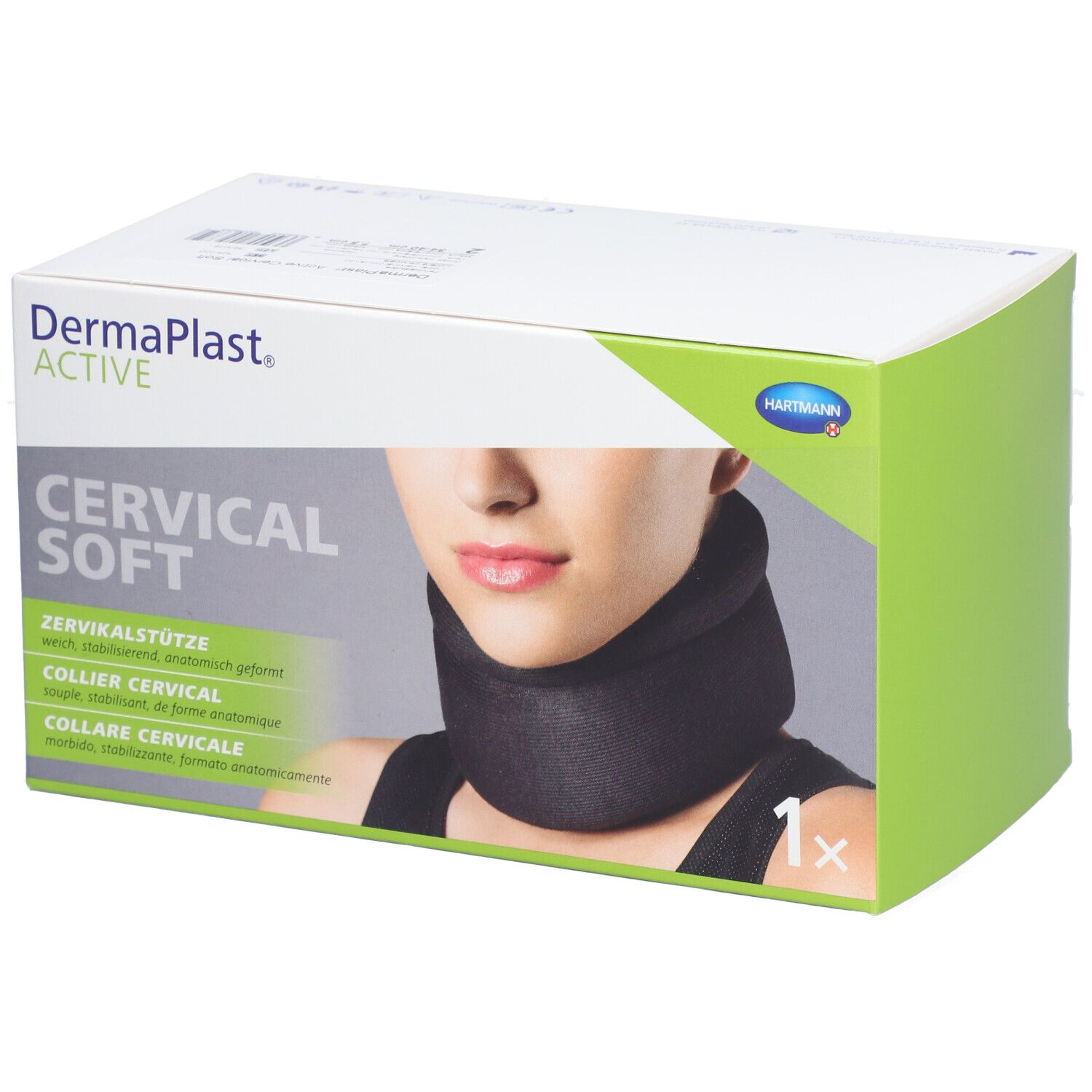 HARTMANN Dermaplast Active Cervical niedrig hoch Collier cervical taille 2 34-40 cm