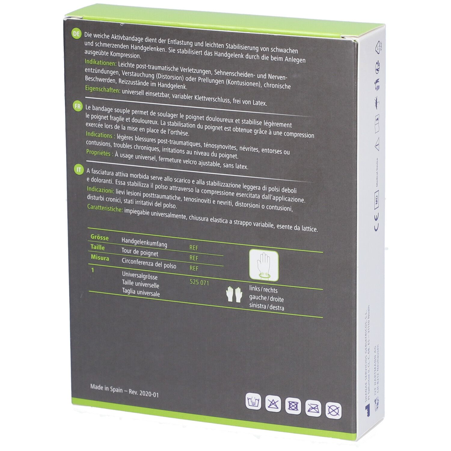 HARTMANN Dermaplast® Active Manu soft Universel