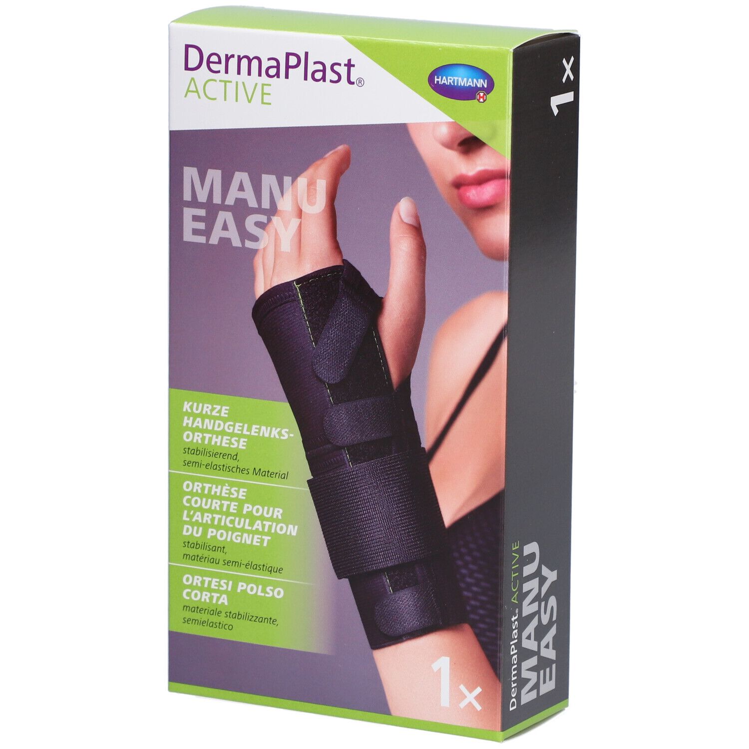 HARTMANN Dermaplast® Active Manu easy 2 Court Droit