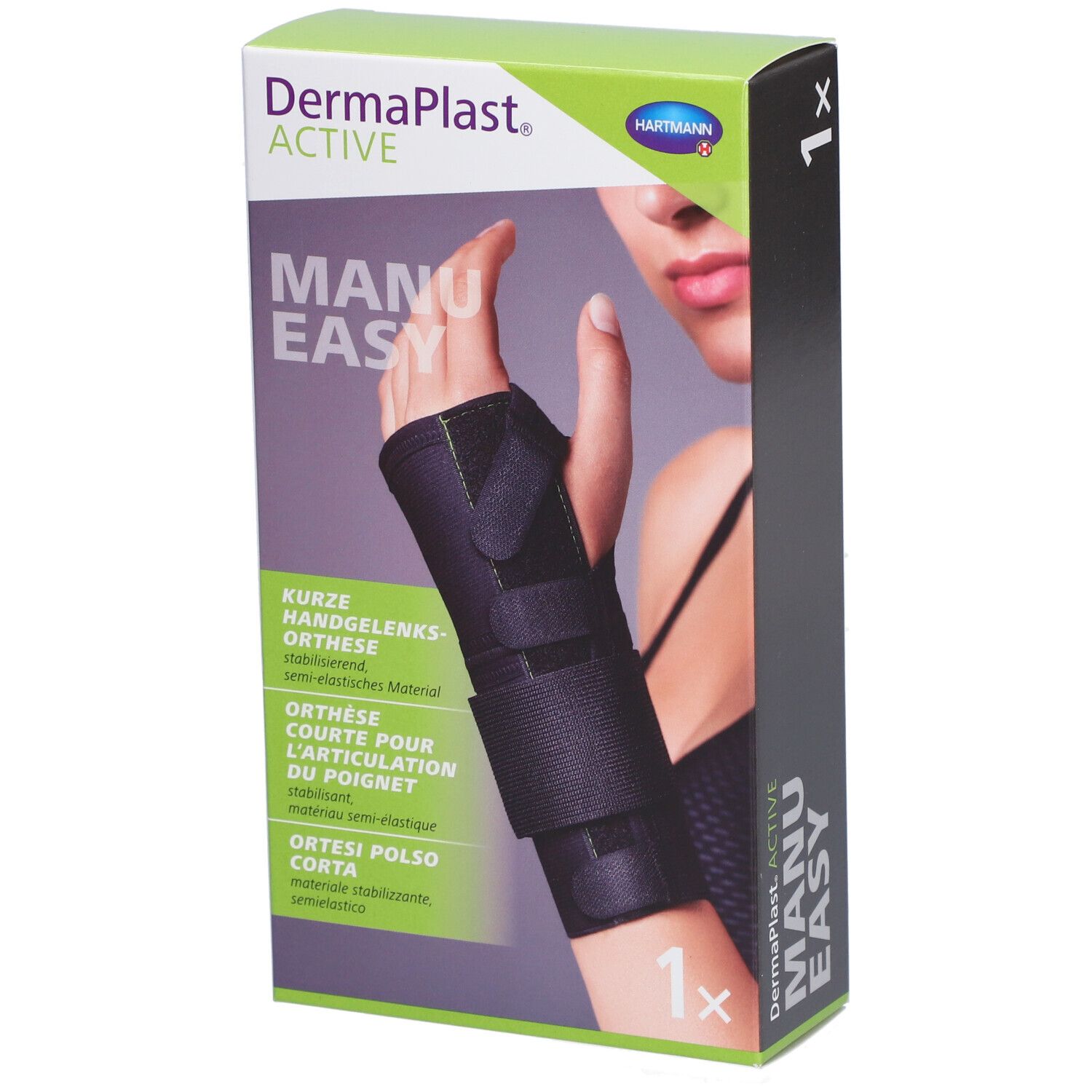 HARTMANN Dermaplast® Active Manu easy 3 Court droit