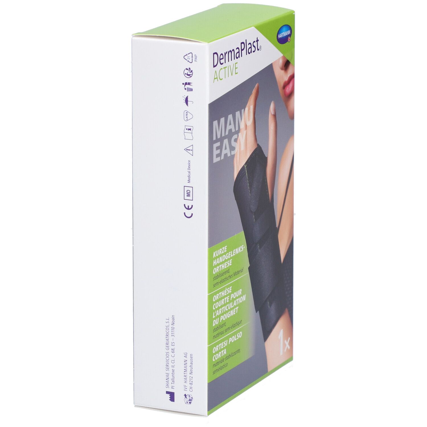 HARTMANN Dermaplast® Active Manu easy 1 Court gauche