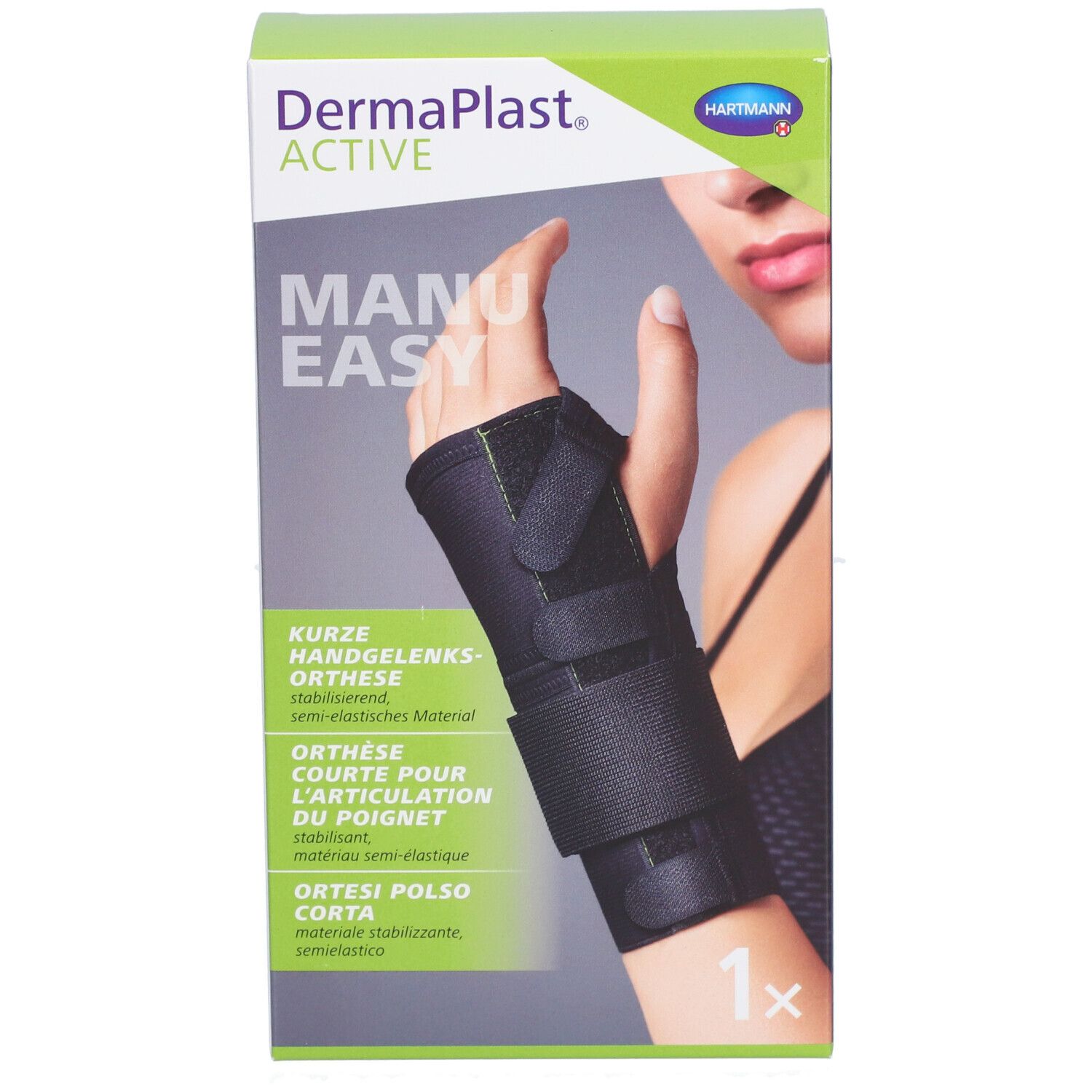 HARTMANN Dermaplast® Active Manu easy 1 Court gauche