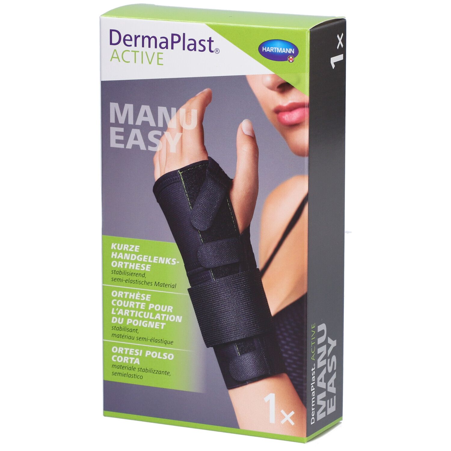 HARTMANN Dermaplast® Active Manu easy 2 Court gauche