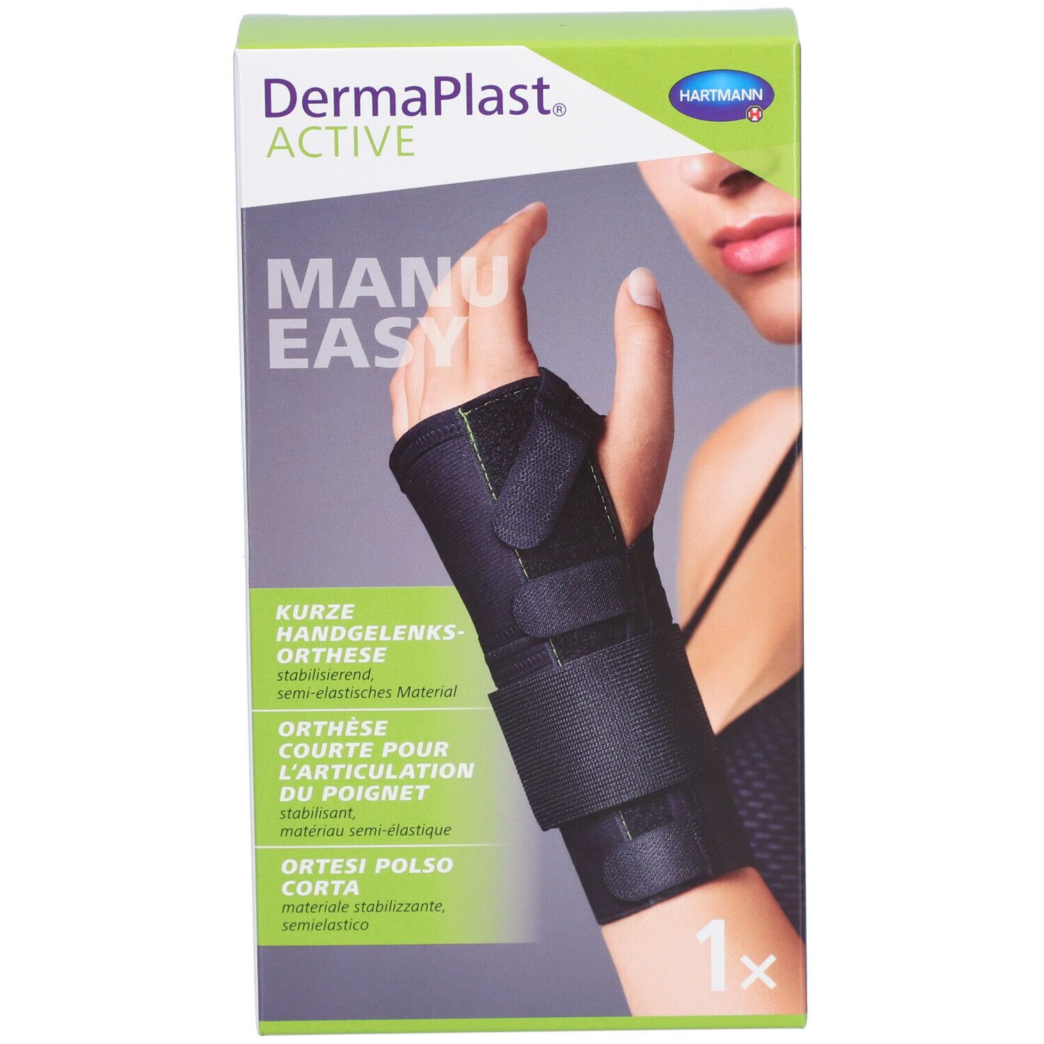 HARTMANN Dermaplast® Active Manu easy 2 Court gauche