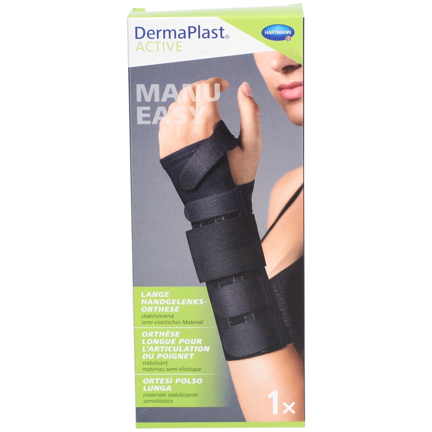 HARTMANN Dermaplast® Active Manu easy 2 Long droit