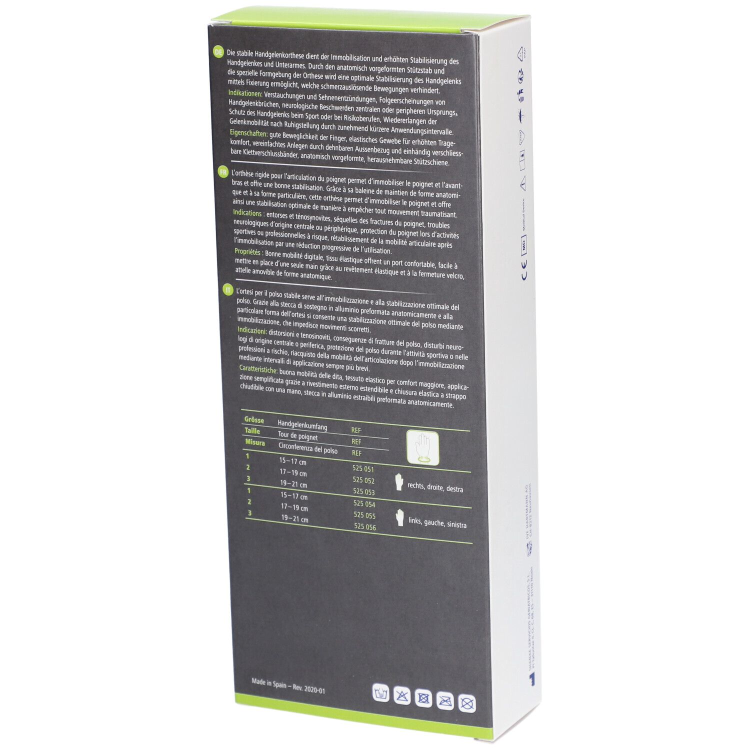 HARTMANN Dermaplast® Active Manu easy 3 Long droit