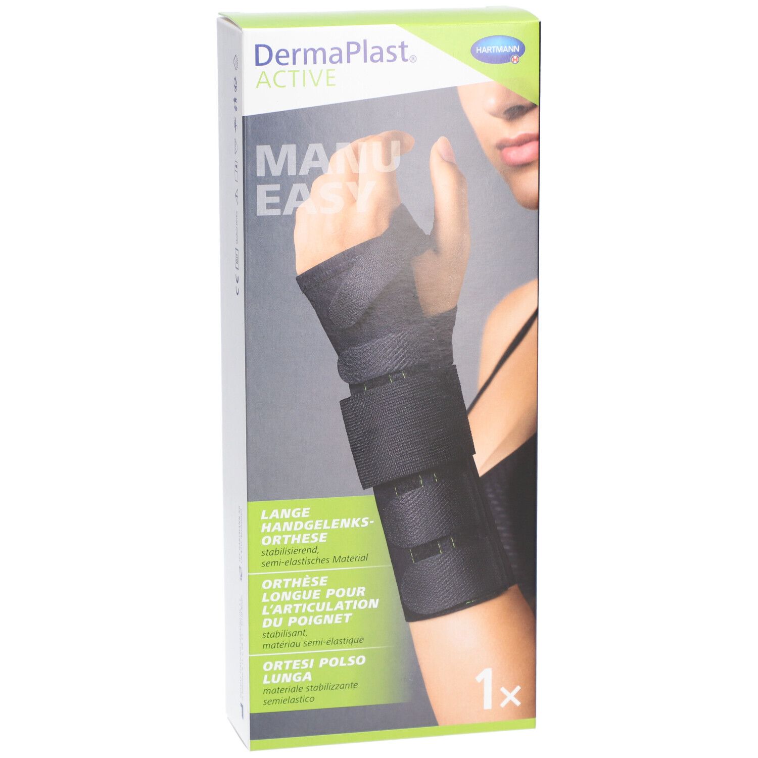 HARTMANN Dermaplast® Active Manu easy 3 Long droit