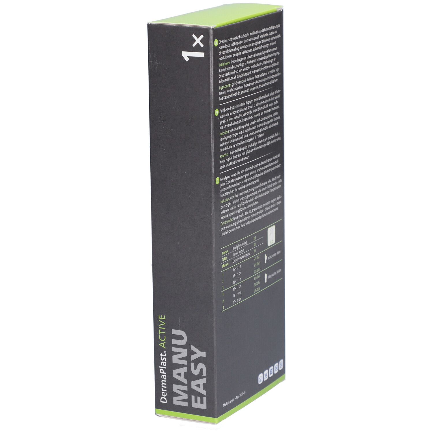 HARTMANN Dermaplast® Active Manu easy 1 Long gauche