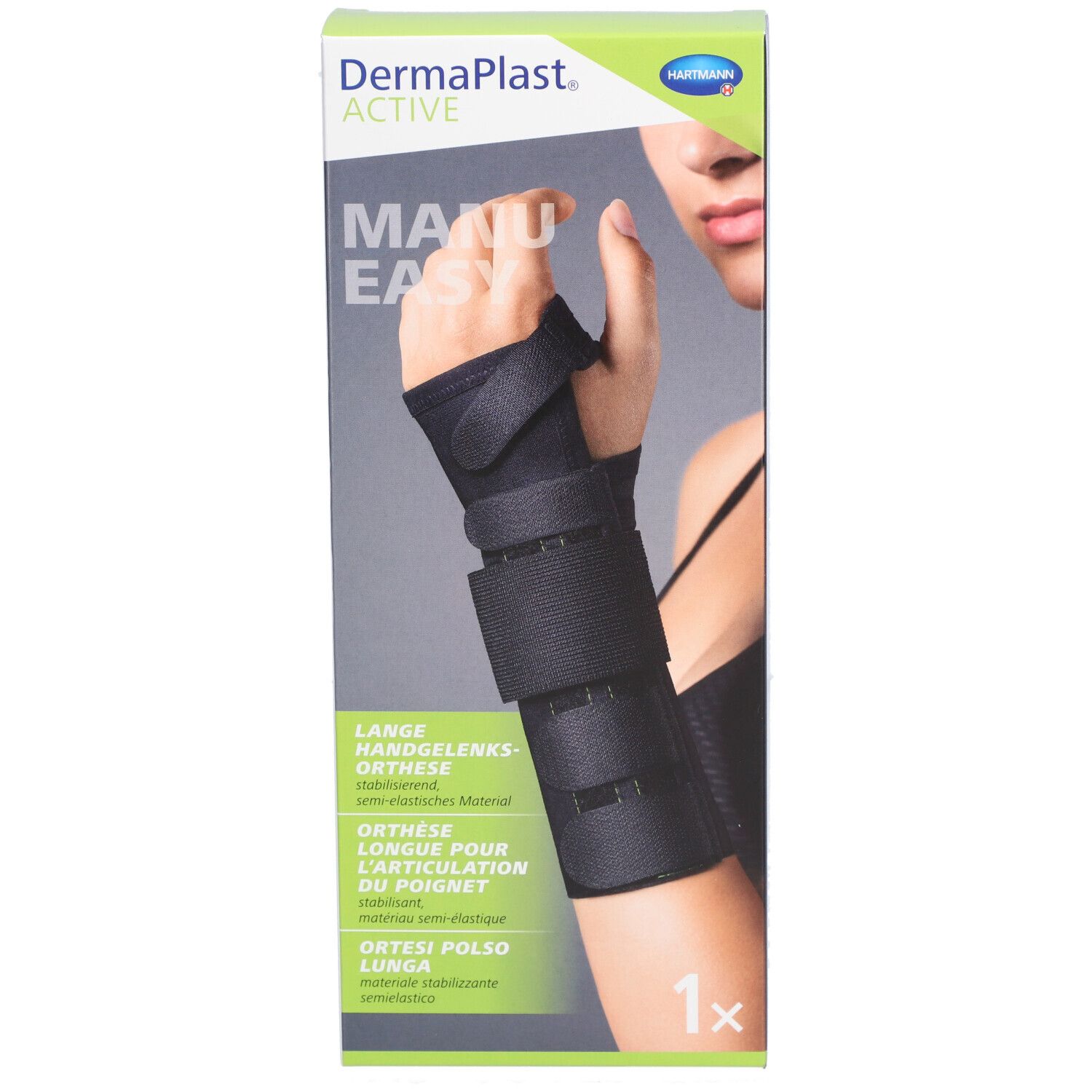 HARTMANN Dermaplast® Active Manu easy 1 Long gauche