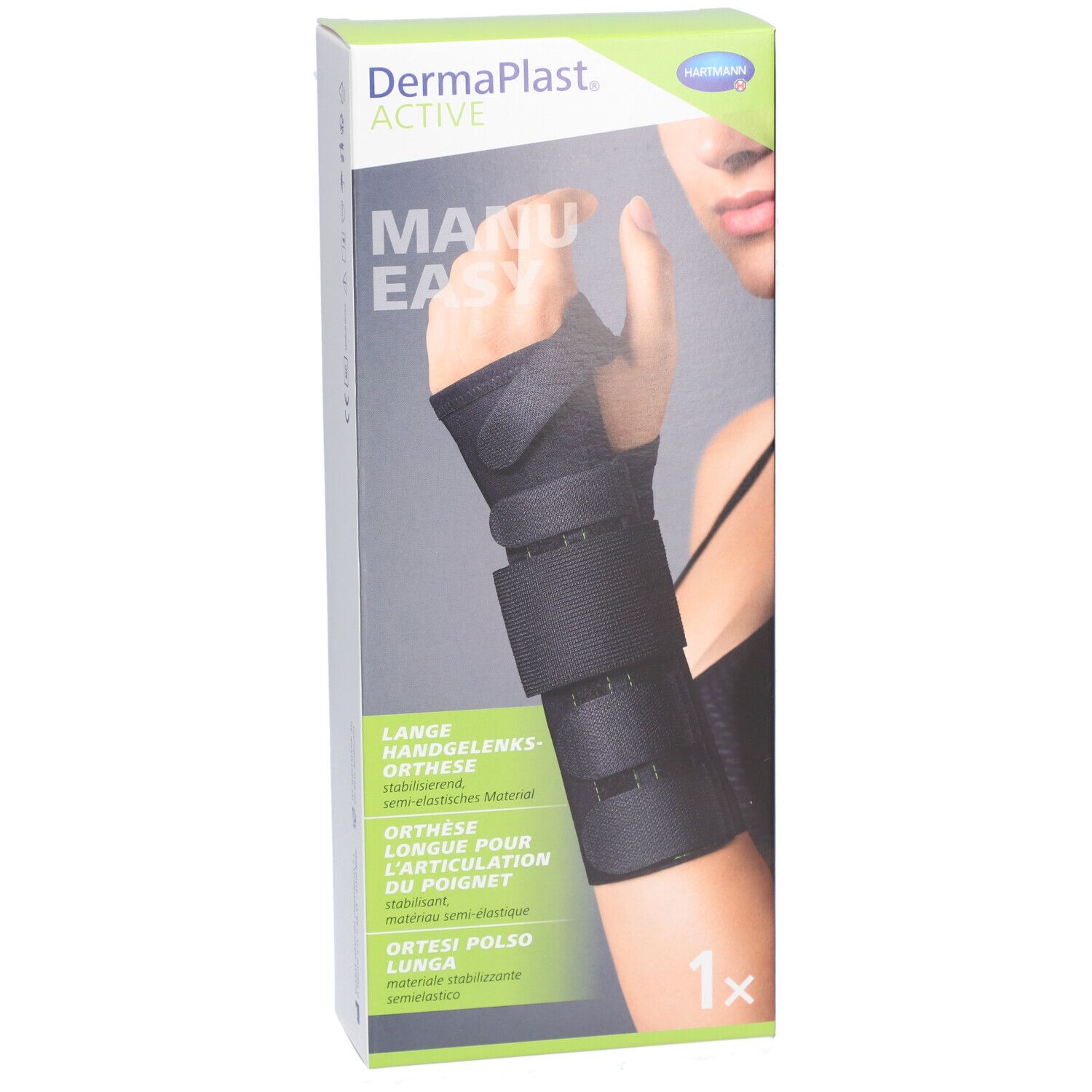 HARTMANN Dermaplast® Active Manu easy 1 Long gauche