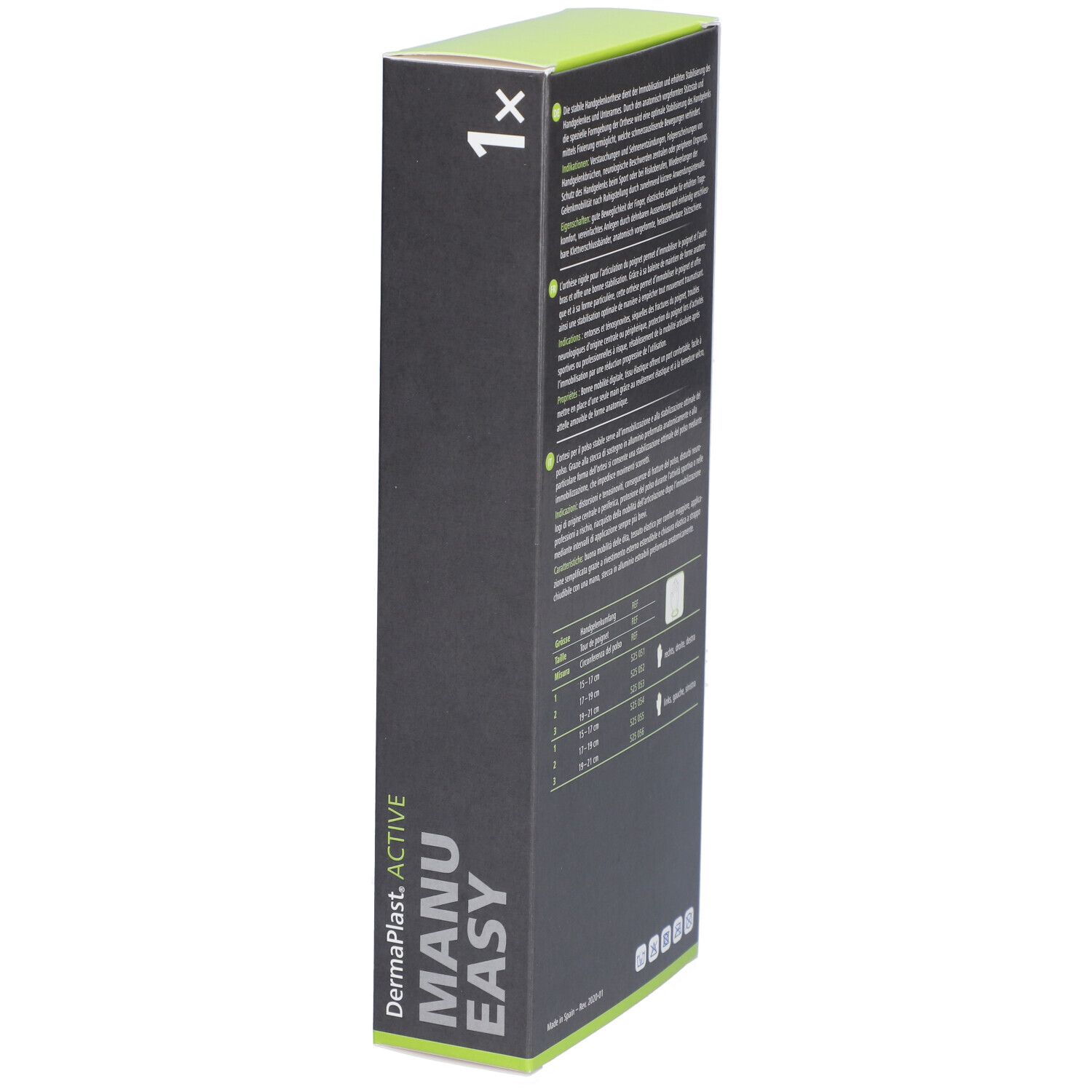 HARTMANN Dermaplast® Active Manu easy 2 Long gauche