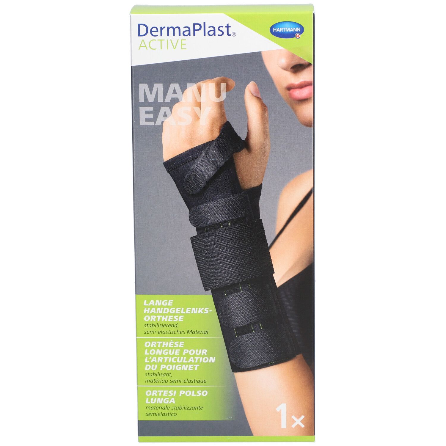 HARTMANN Dermaplast® Active Manu easy 2 Long gauche