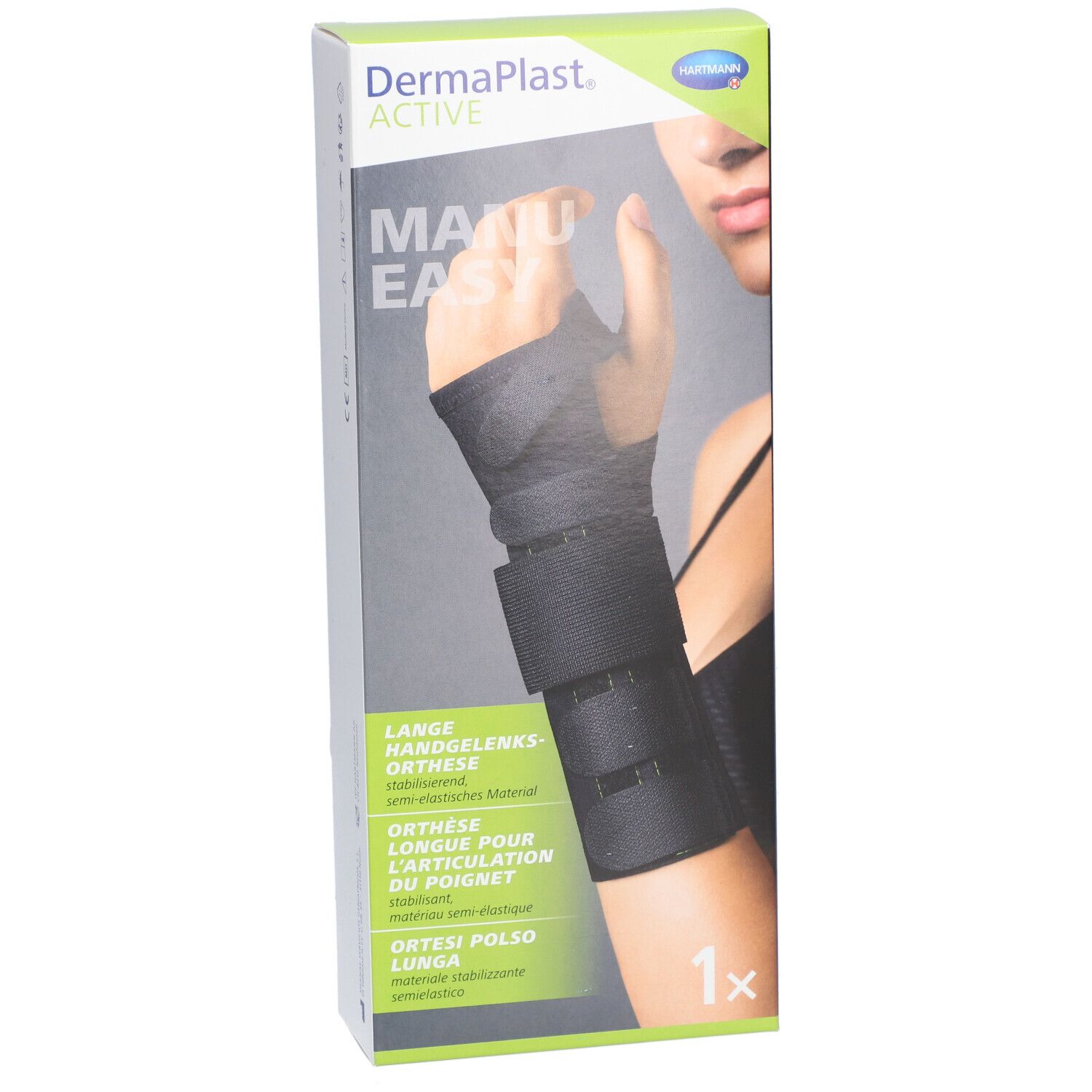 HARTMANN Dermaplast® Active Manu easy 2 Long gauche