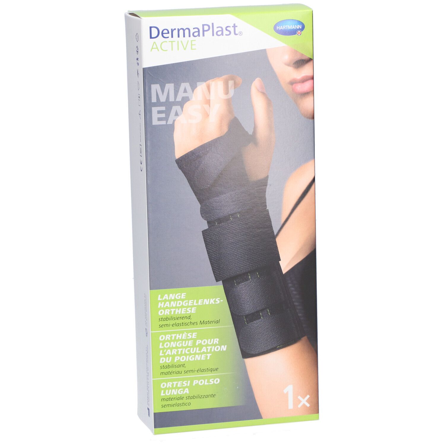 HARTMANN Dermaplast® Active Manu easy 3 Lang gauche
