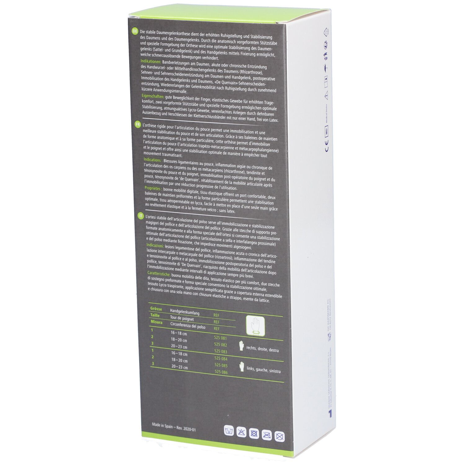 HARTMANN Dermaplast® Active Rhizo Pro 2 gauche