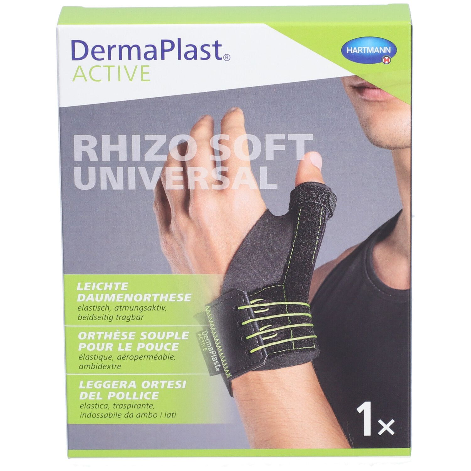 HARTMANN Dermaplast® Aktiv Rhizo 1 Soft Universel