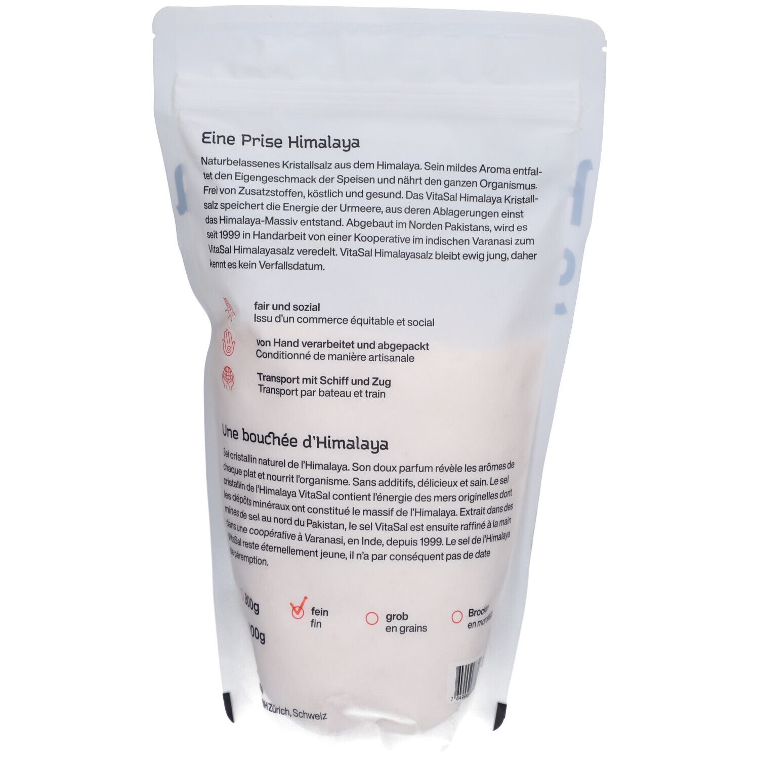 VITASAL Kristallsalz Himalaya fein PE Btl 1000 g