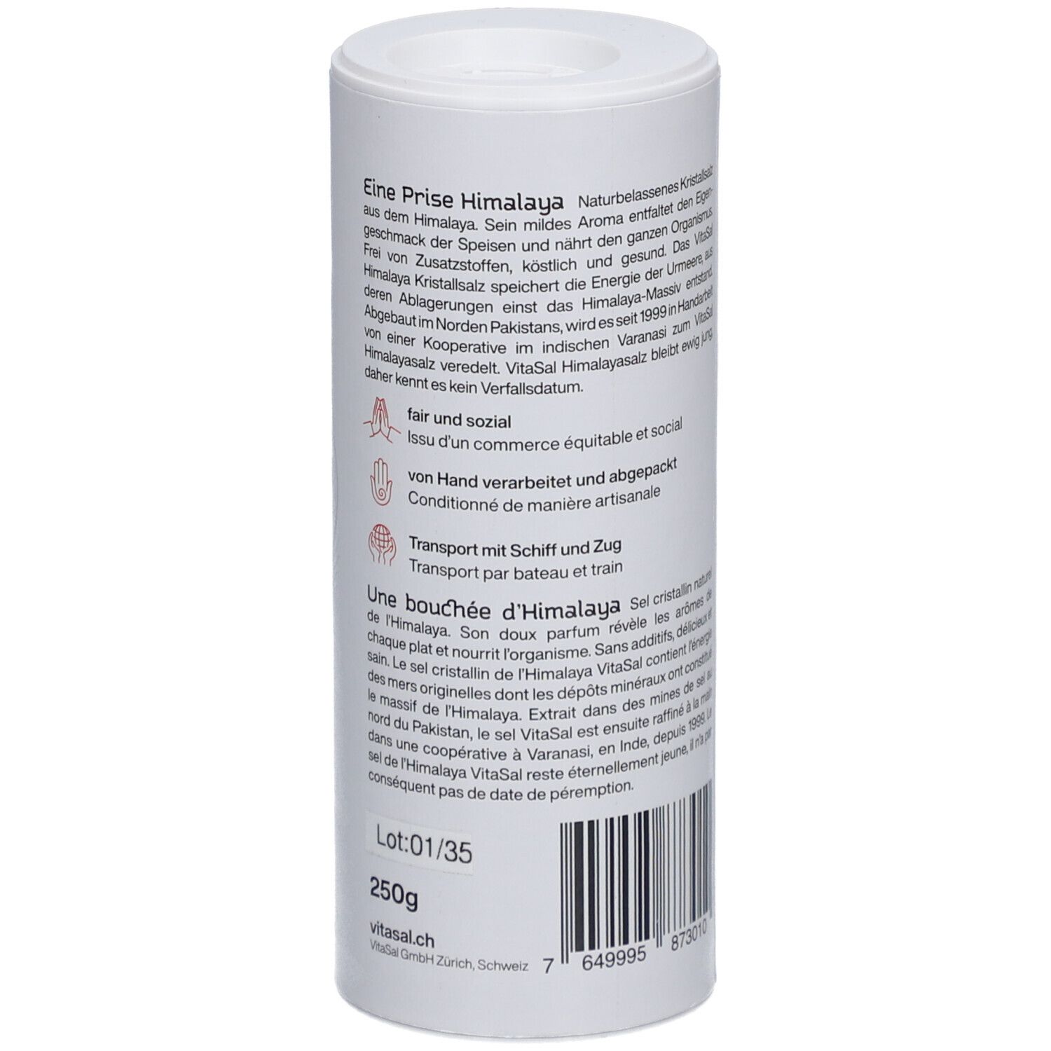 VitaSal® Himalaya Salz Streudose -Fein