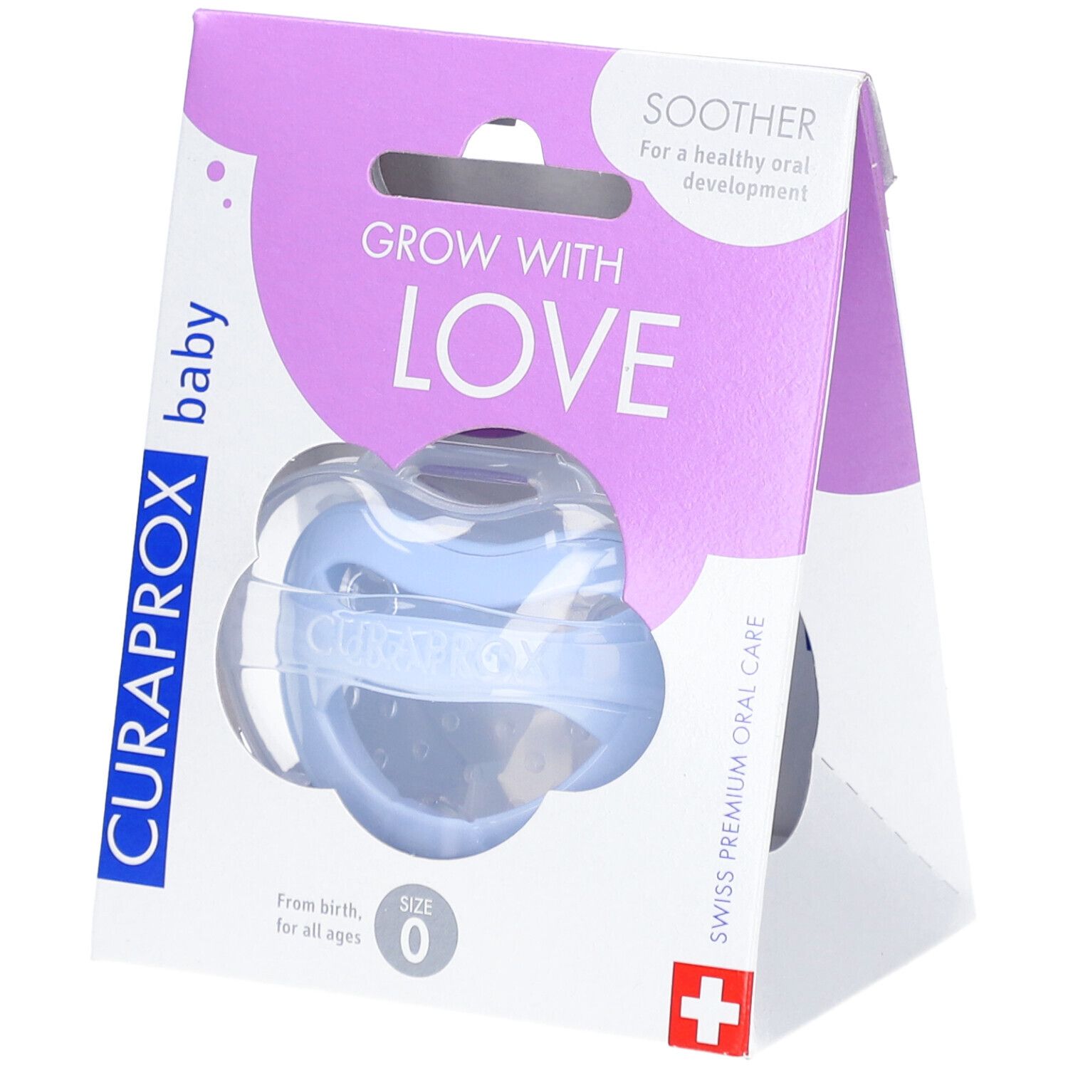 Curaprox Tétine Pour Bébé Gr0 Bleu Clair Single