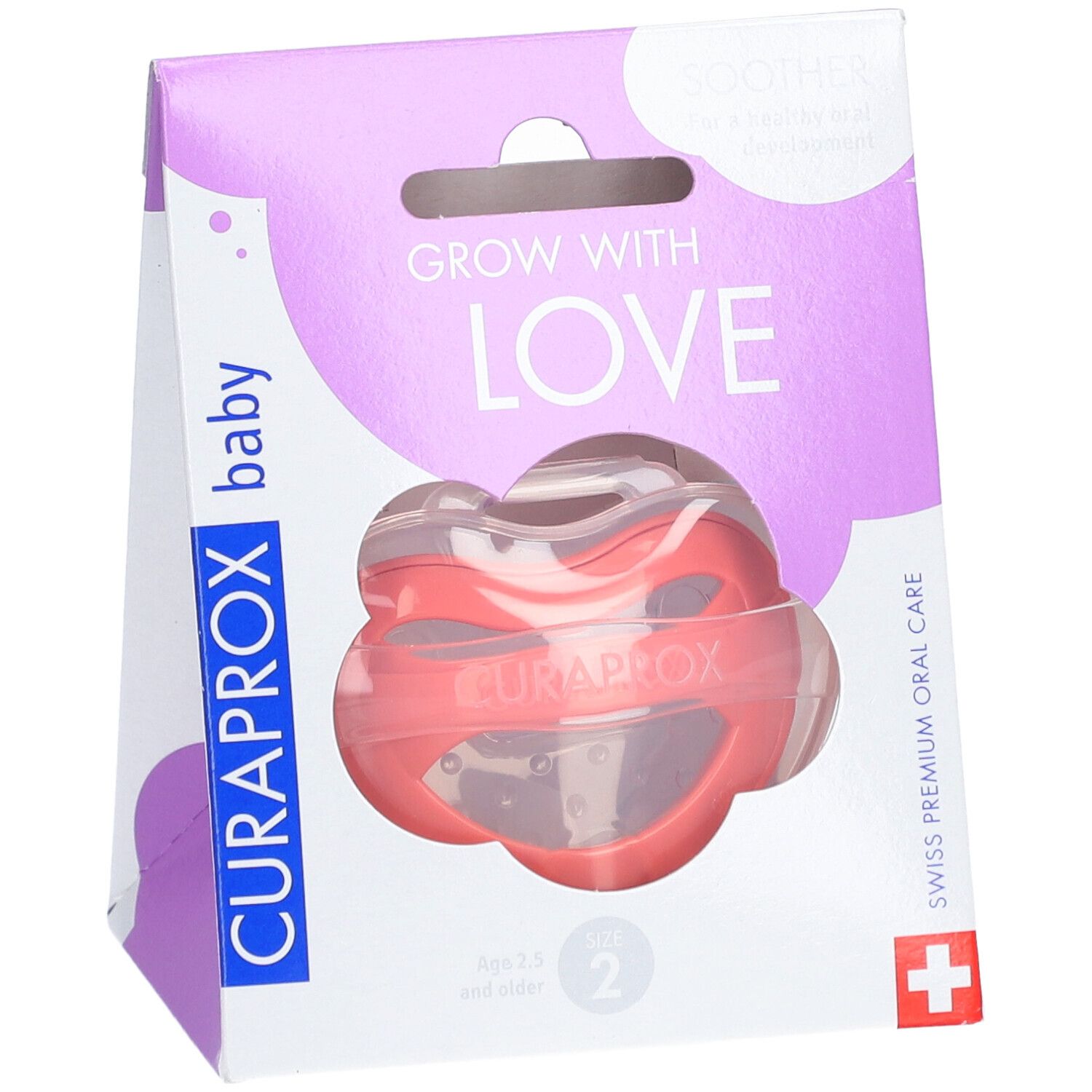 CURAPROX baby tétine Gr 2 coral single