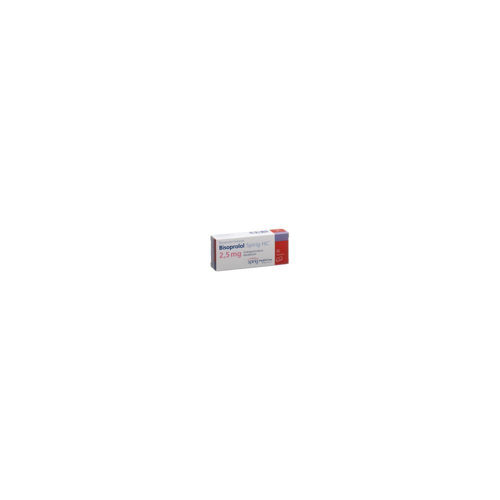 BISOPROLOL Spirig HC Tabl 2.5 mg 30 Stk