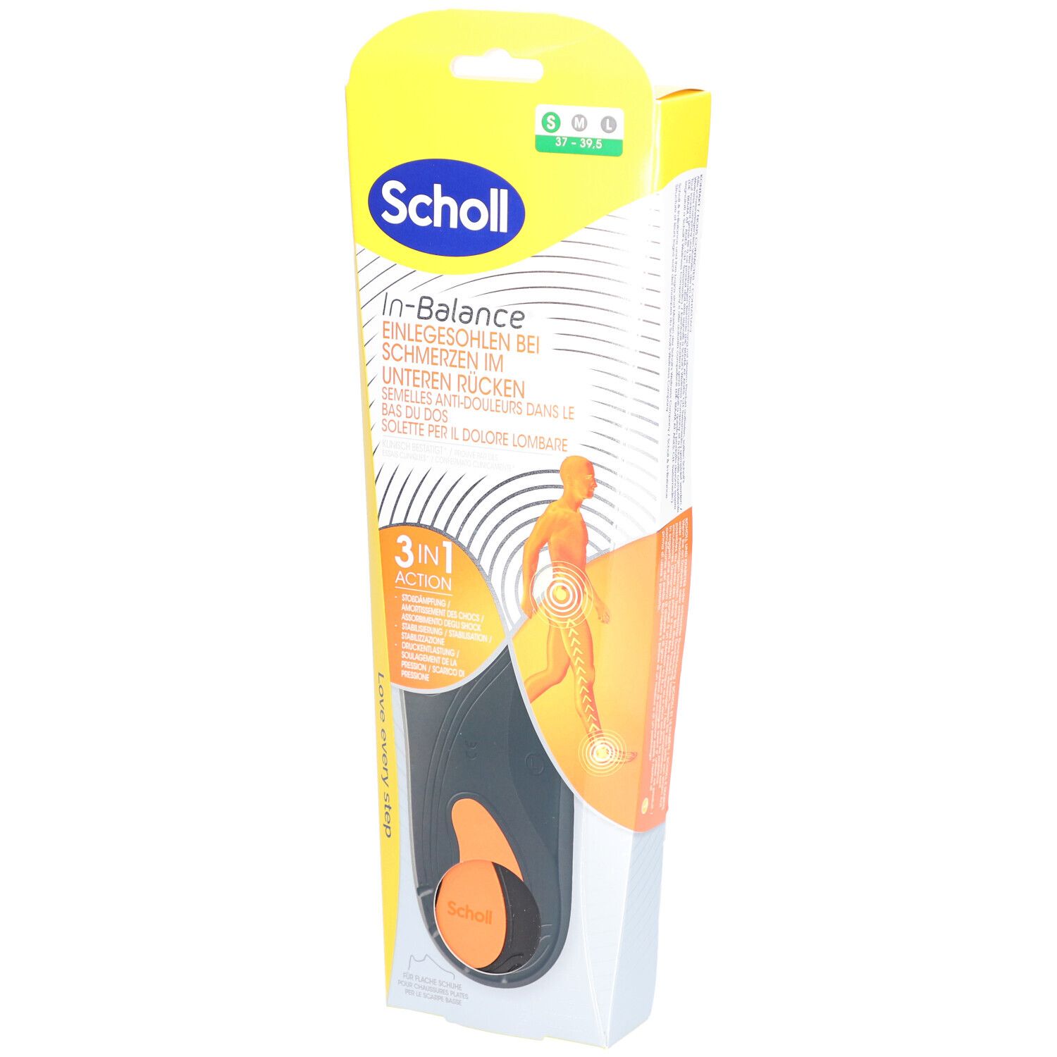 Scholl® In-Balance Einlegesohlen Gr. 37-39,5 (1 Paar)